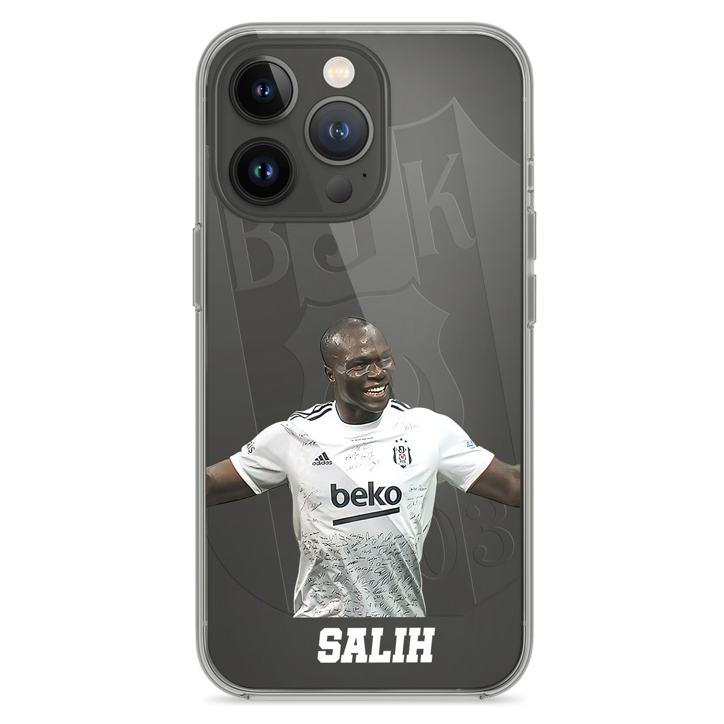 Vincent Aboubakar Beşiktaş Handyhülle mit Name - 1instaphone