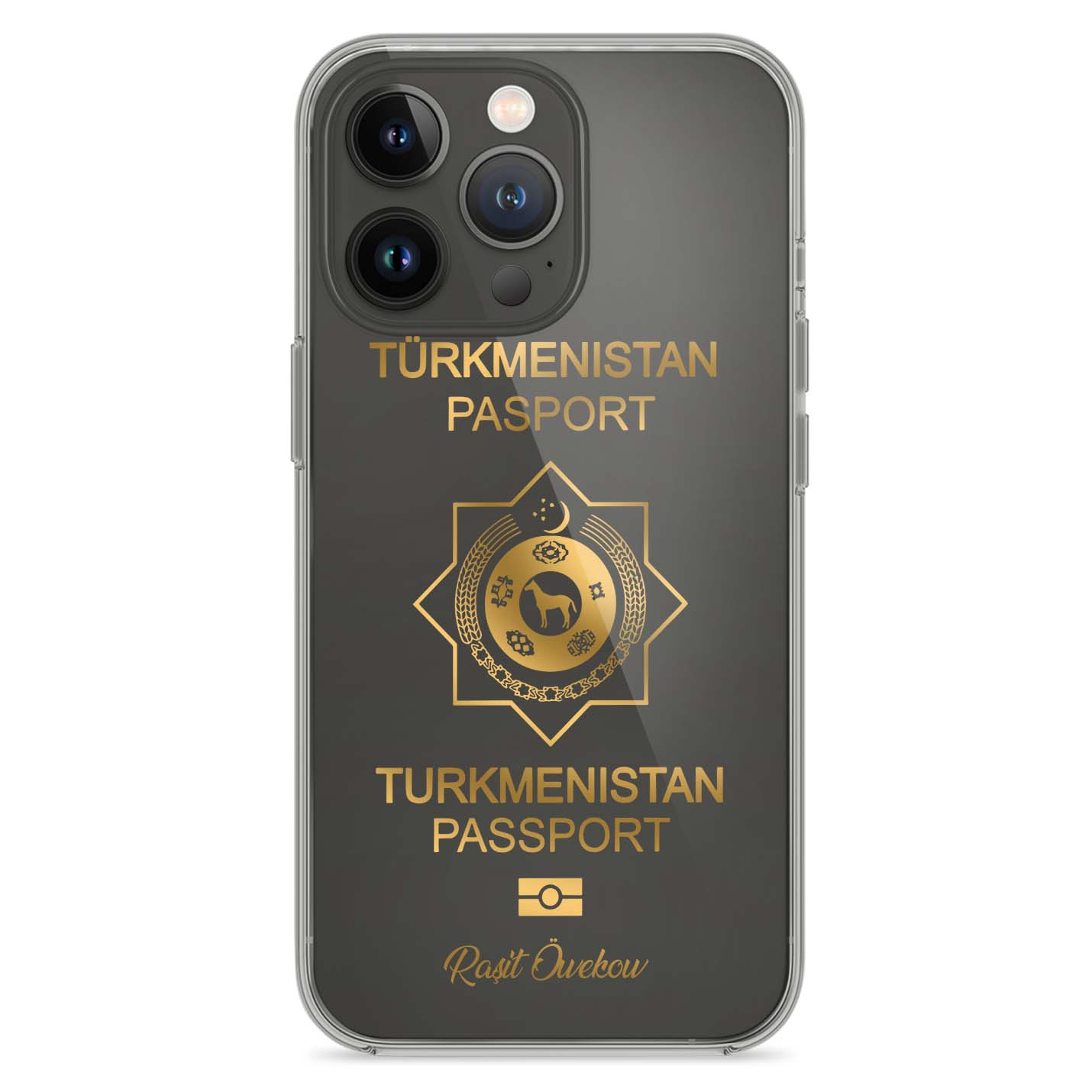 Handyhüllen mit Reisepass - Turkmenistan - 1instaphone