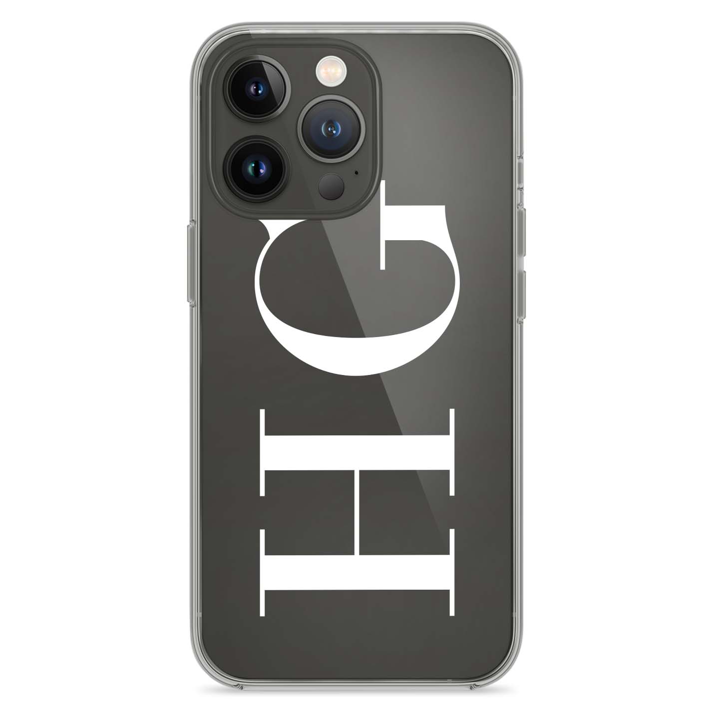 Personalisierte Handyhülle mit Buchstaben 3D - 1instaphone
