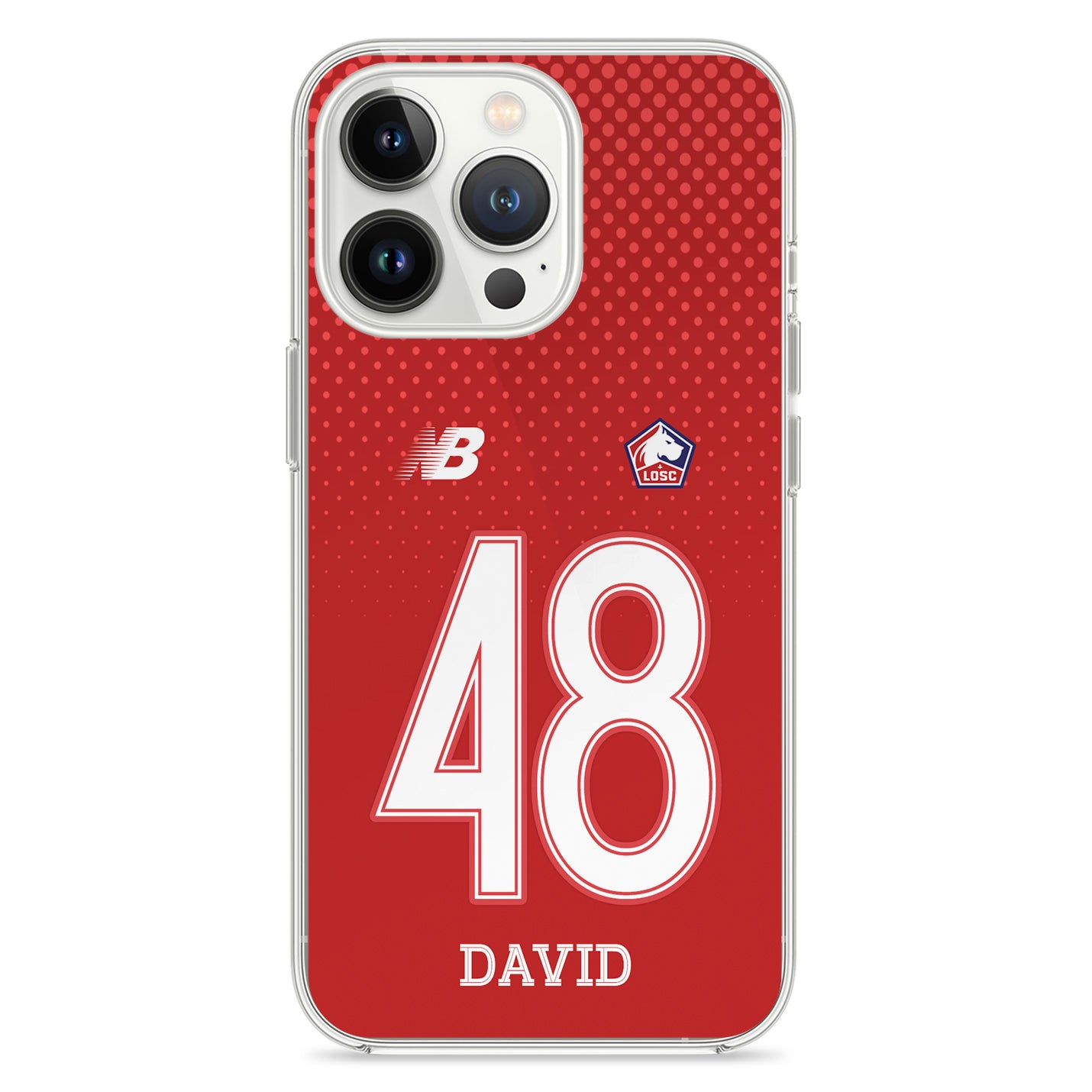 Personalisierte LOSC Lille Handyhülle - 1instaphone