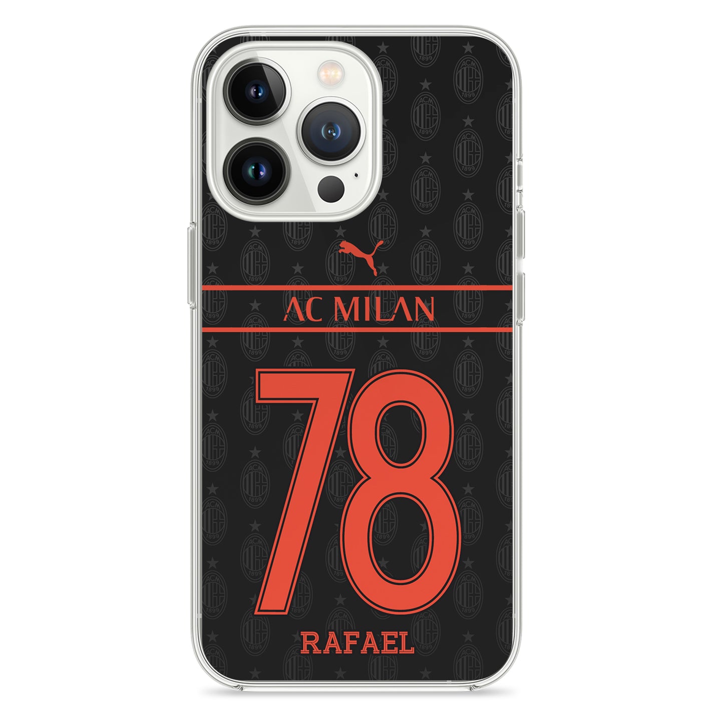 Personalisierte AC Milan Handyhülle - 1instaphone