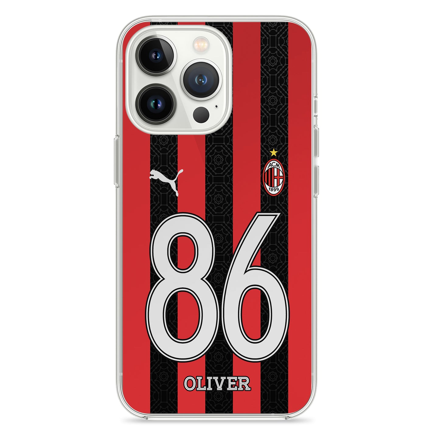 Personalisierte AC Milan Handyhülle - 1instaphone