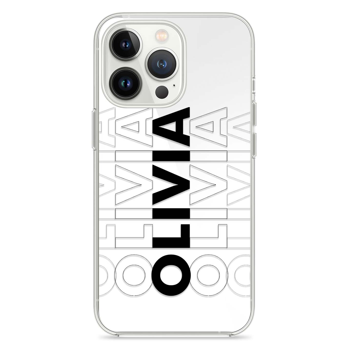 Personalisierte Handyhülle mit Name 3D - 1instaphone