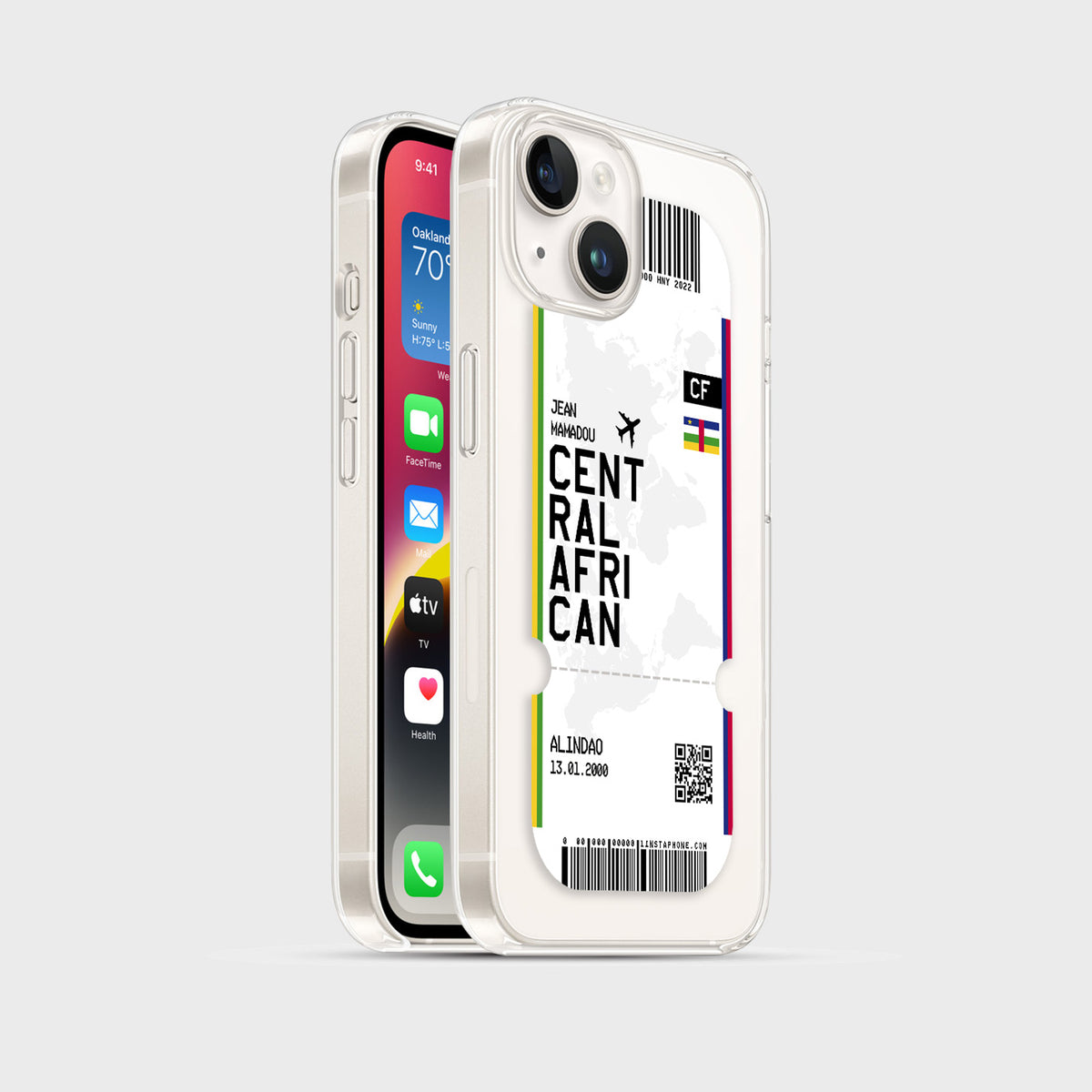Handyhülle im Ticket Design - Afrika - 1instaphone
