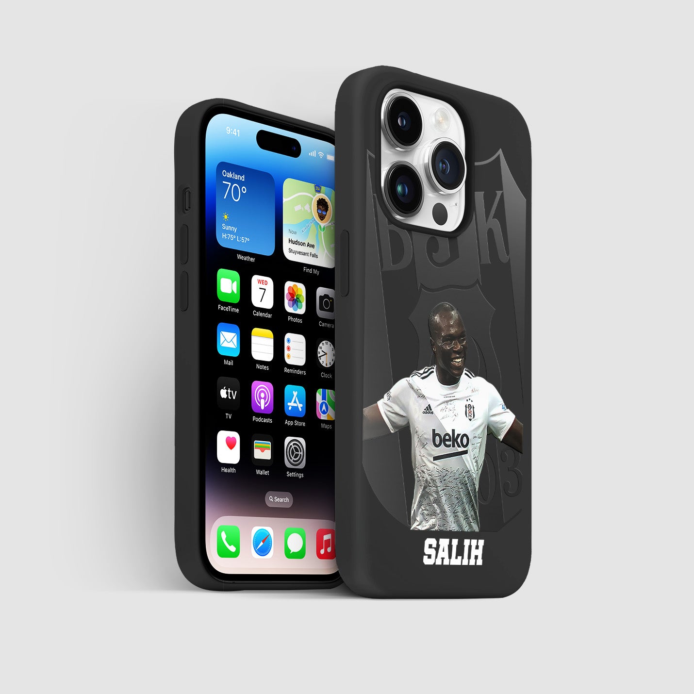 Vincent Aboubakar Beşiktaş Handyhülle mit Name - 1instaphone