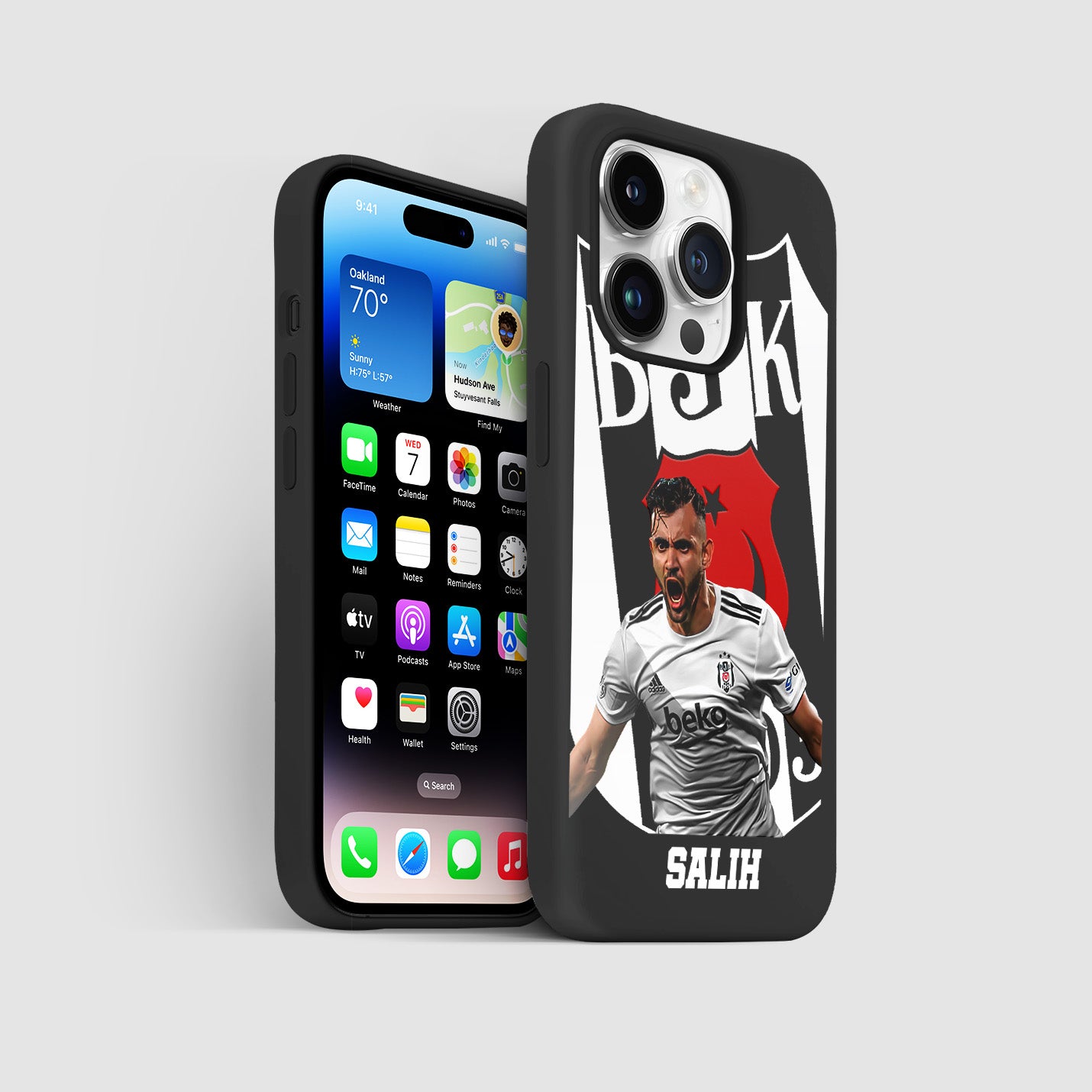 Rachid Ghezzal Beşiktaş Handyhülle mit Name - 1instaphone