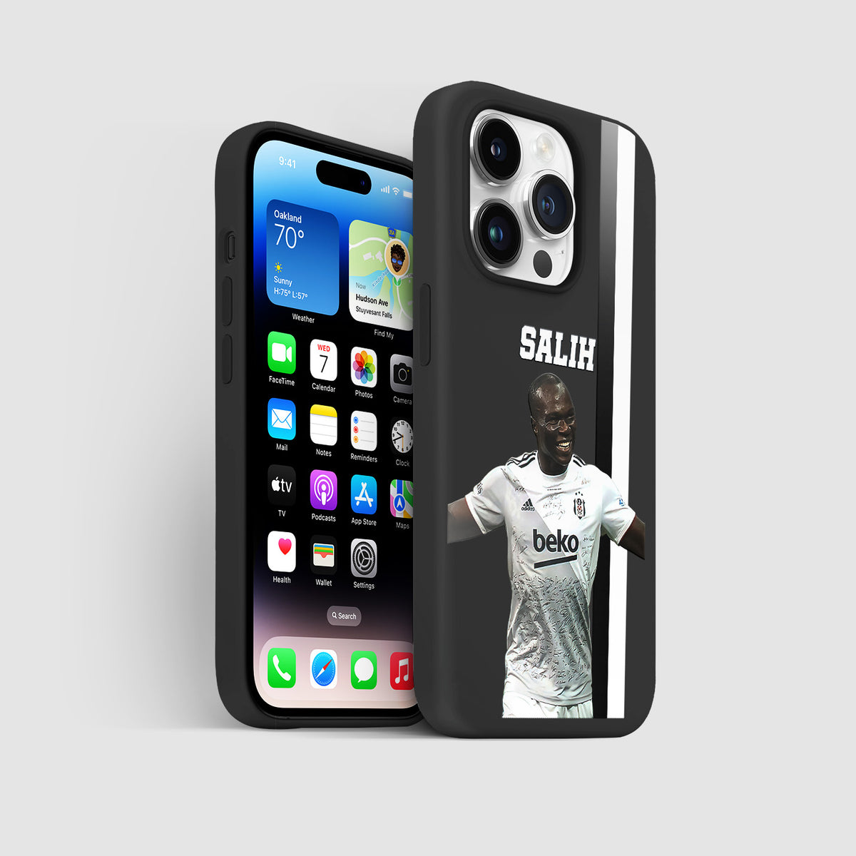 Vincent Aboubakar Beşiktaş Handyhülle mit Name - 1instaphone