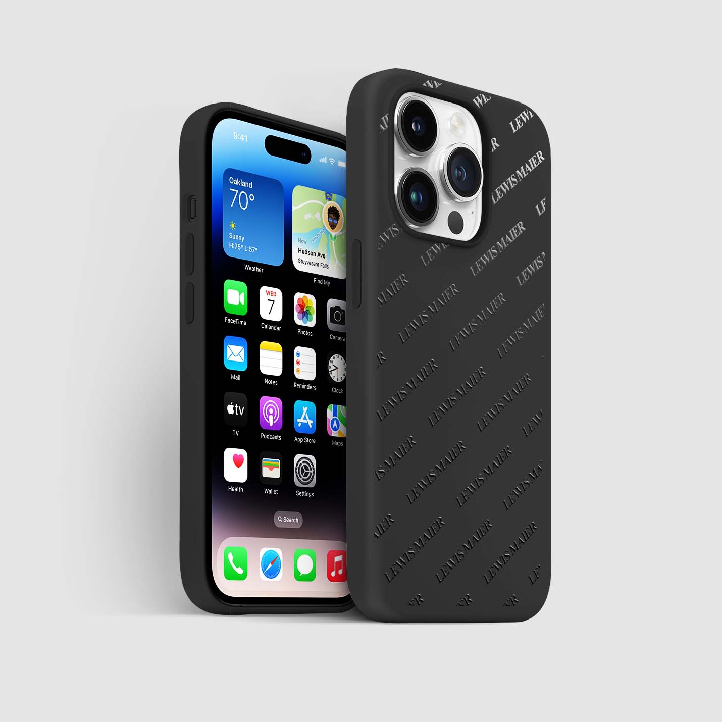 Personalisierte Handyhülle mit Name 3D - 1instaphone