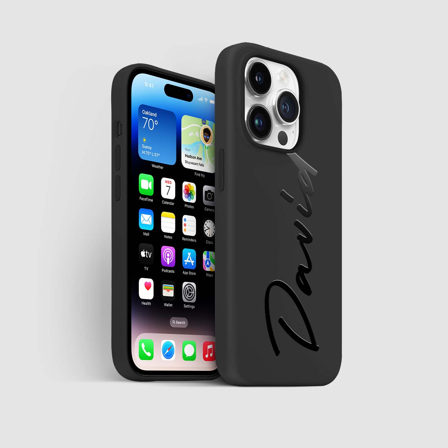 Personalisierte Handyhülle mit Name 3D - 1instaphone