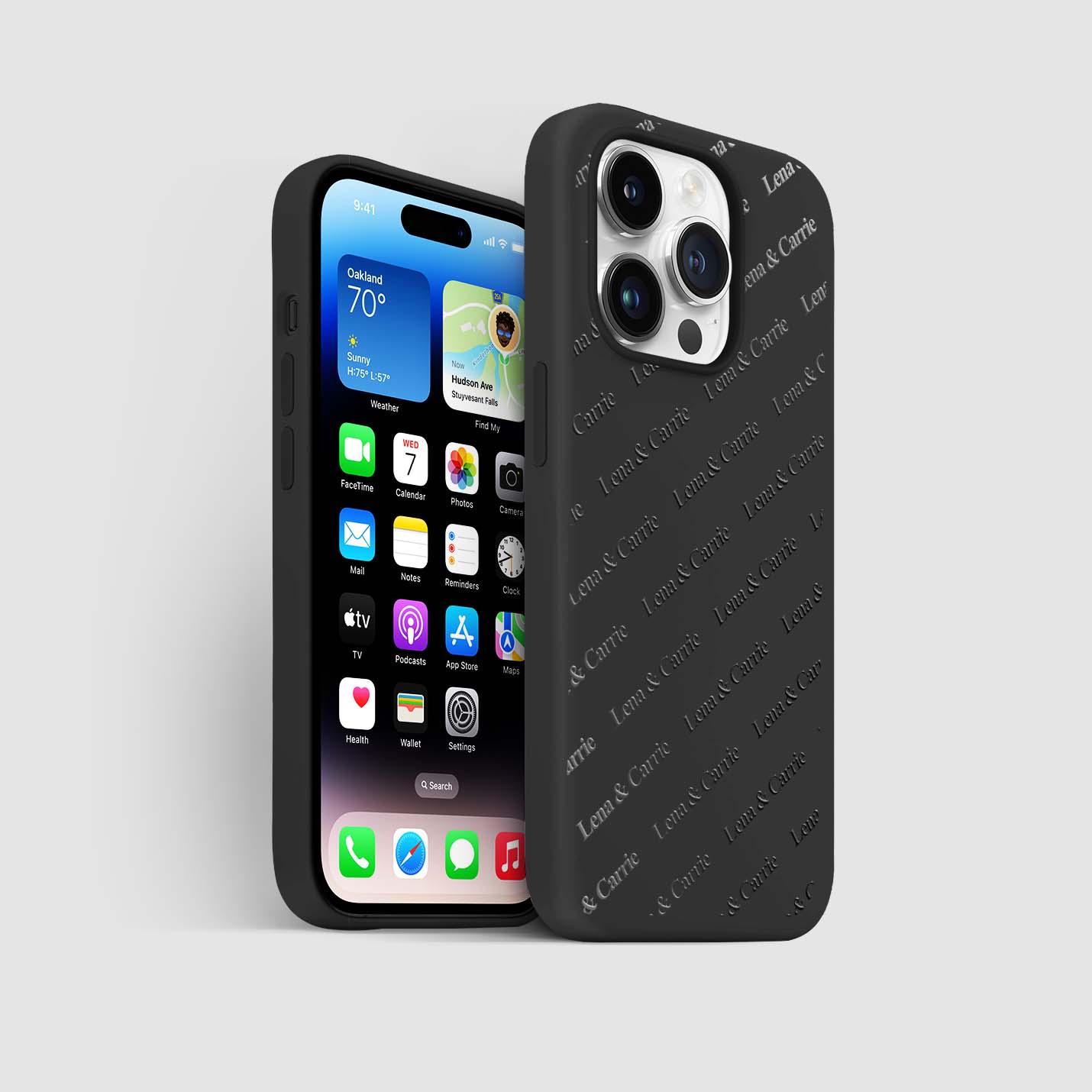 Personalisierte 3D Couple Handyhülle - 1instaphone