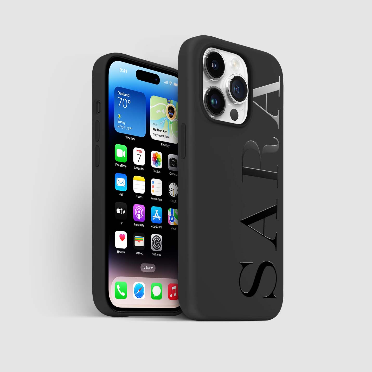 Personalisierte Handyhülle mit Name 3D - 1instaphone