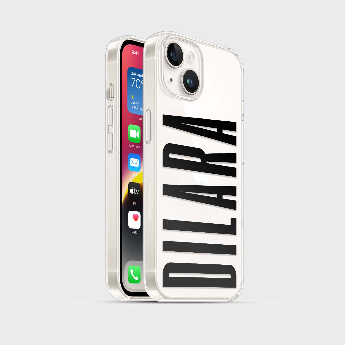 Personalisierte Handyhülle mit Name 3D - 1instaphone