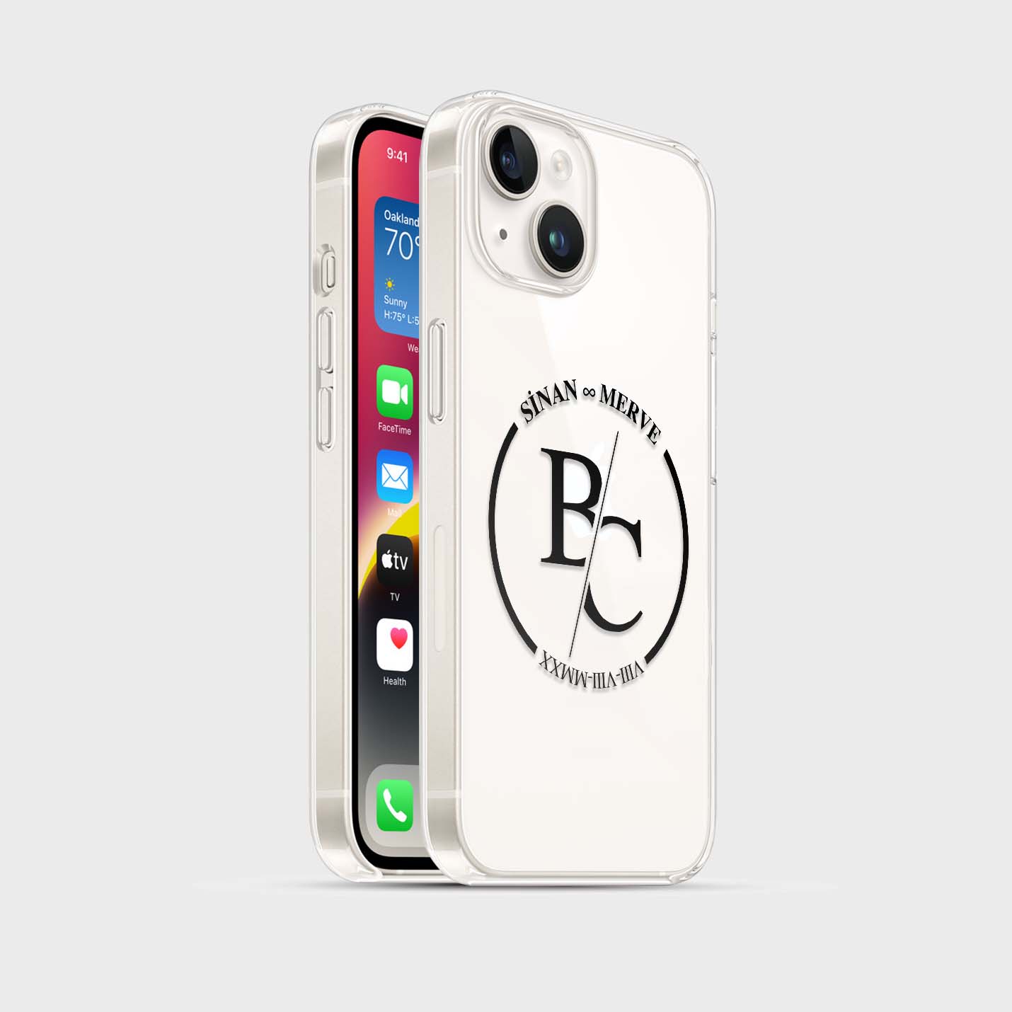 Round Couple Case - 1instaphone
