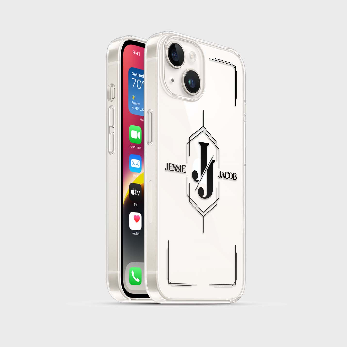 Personalisierte 3D Couple Handyhülle - 1instaphone