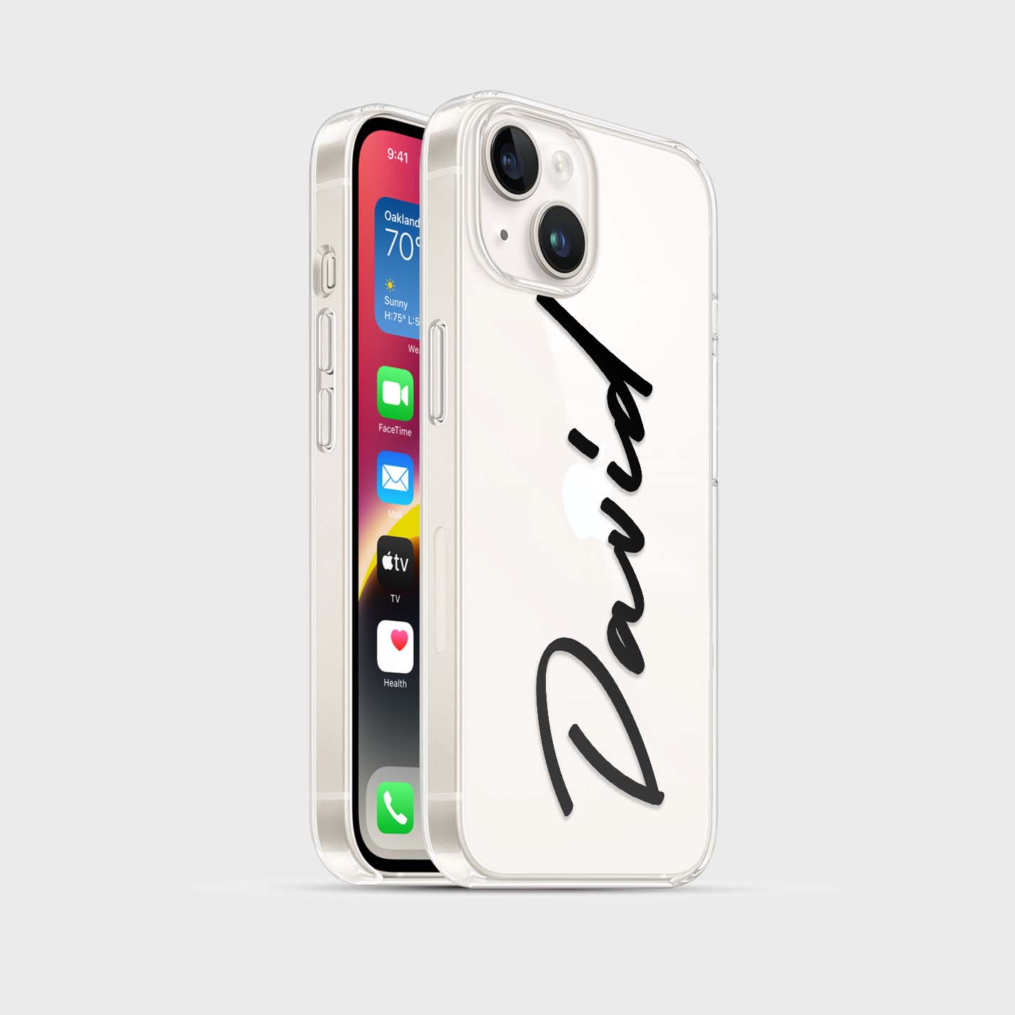 Personalisierte Handyhülle mit Name 3D - 1instaphone