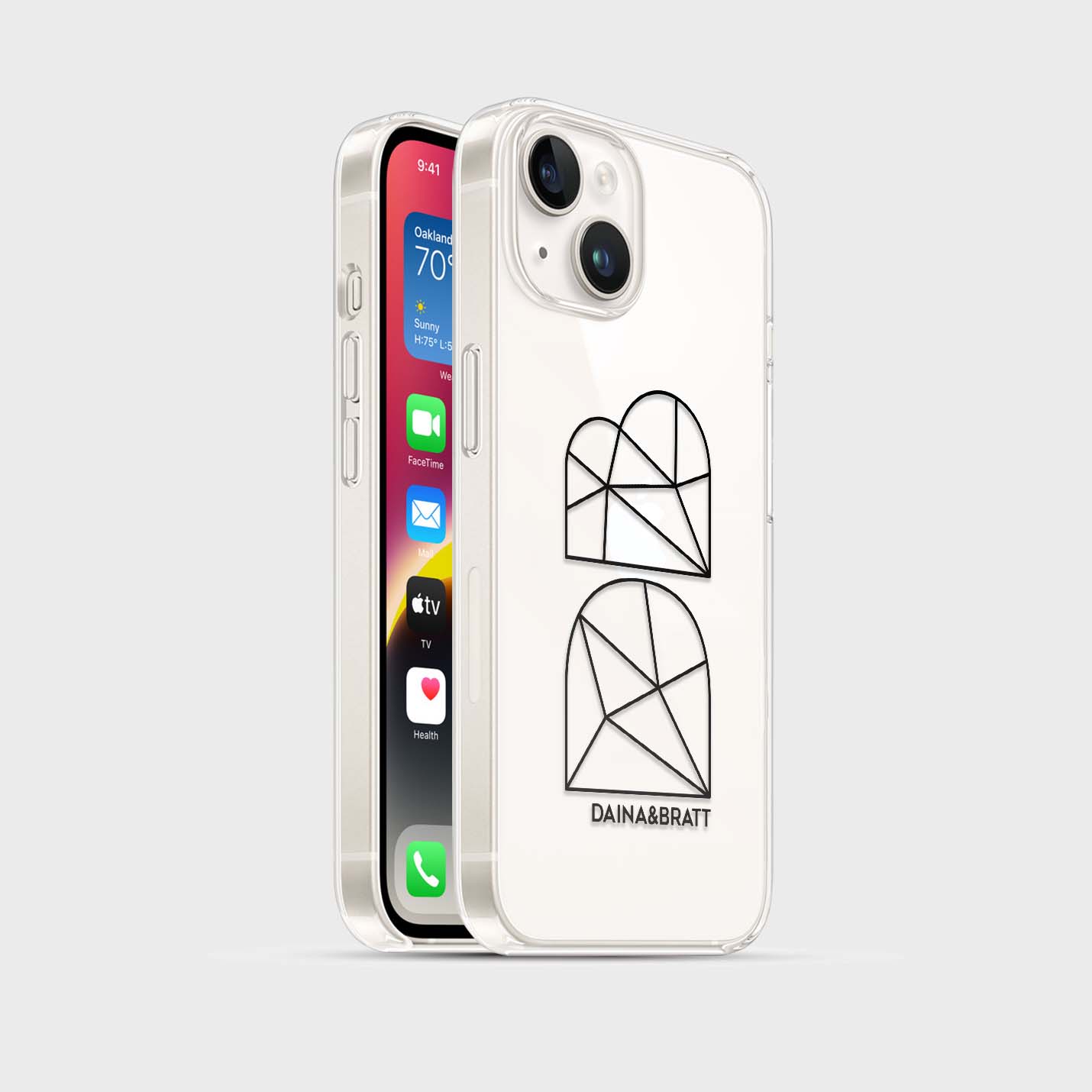 Personalisierte 3D Couple Handyhülle - 1instaphone