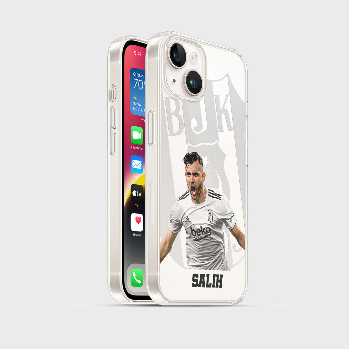Rachid Ghezzal Beşiktaş Handyhülle mit Name - 1instaphone