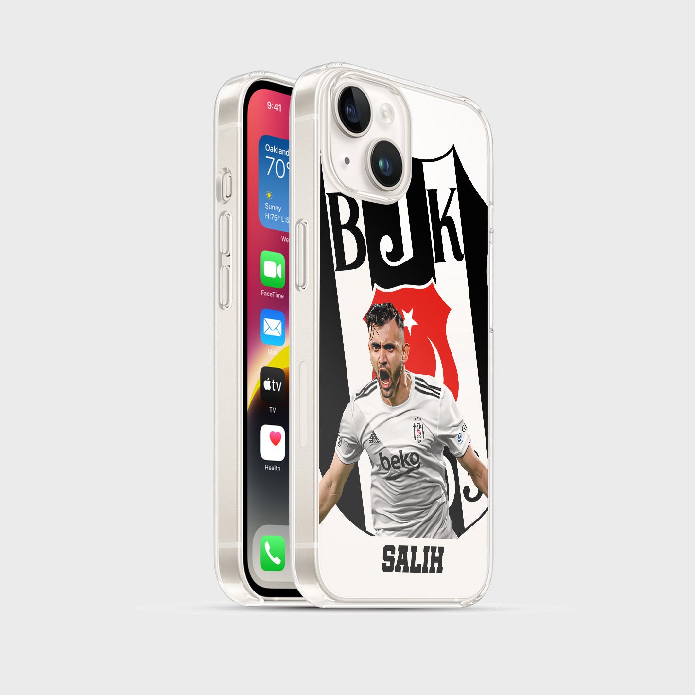 Rachid Ghezzal Beşiktaş Handyhülle mit Name - 1instaphone