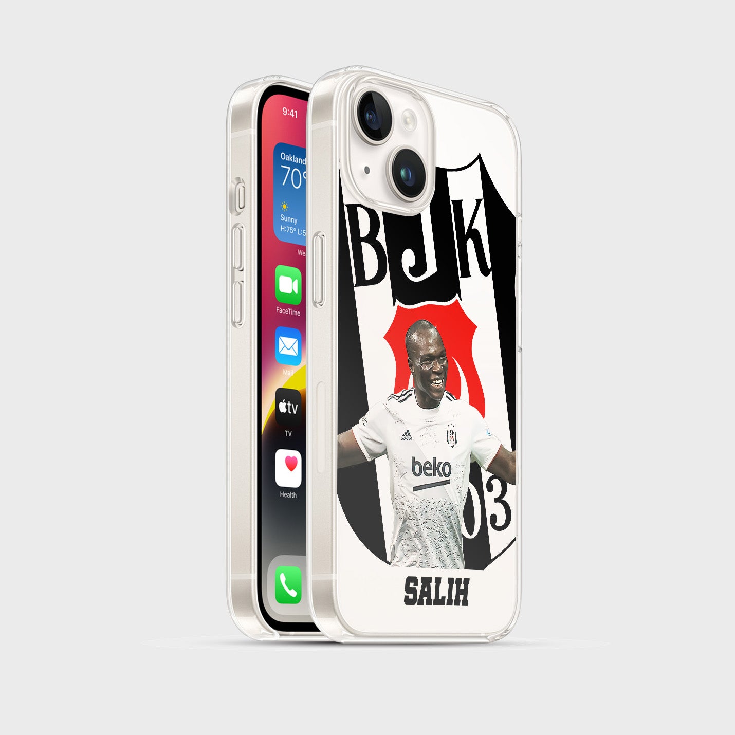 Vincent Aboubakar Beşiktaş Handyhülle mit Name - 1instaphone