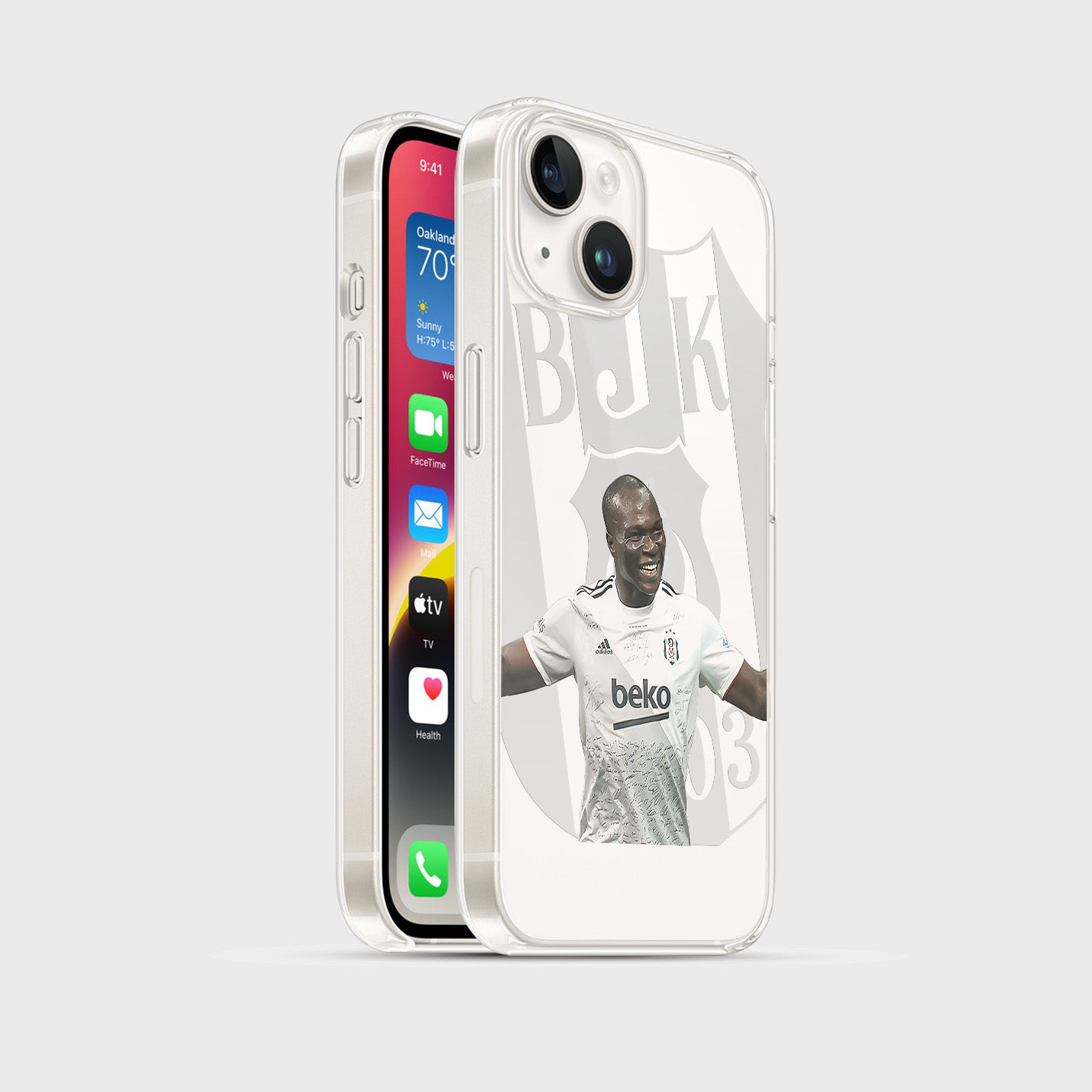 Vincent Aboubakar Beşiktaş Handyhülle mit Name - 1instaphone
