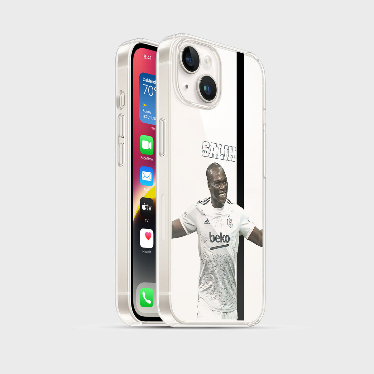 Vincent Aboubakar Beşiktaş Handyhülle mit Name - 1instaphone