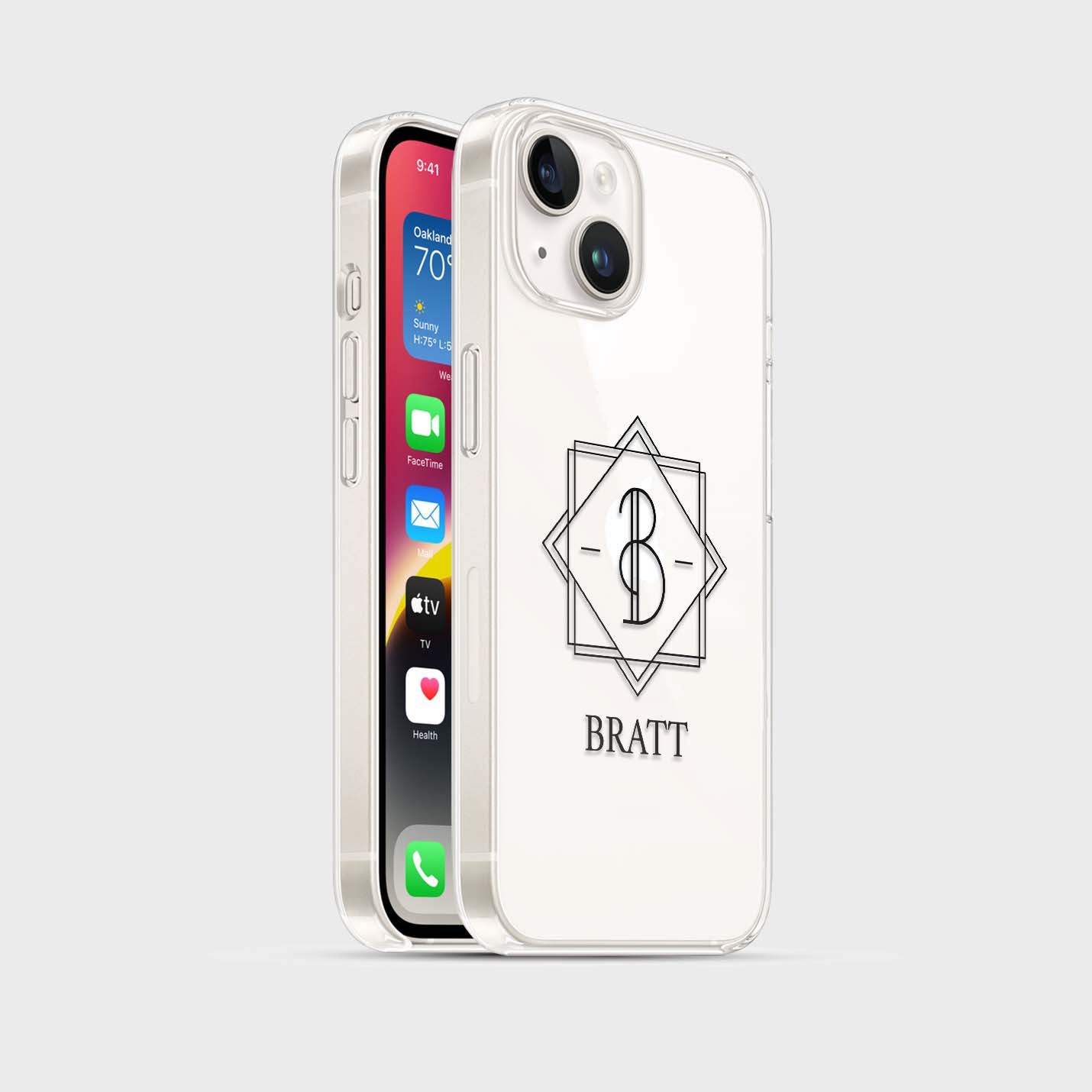 Personalisierte Handyhülle mit Name 3D - 1instaphone