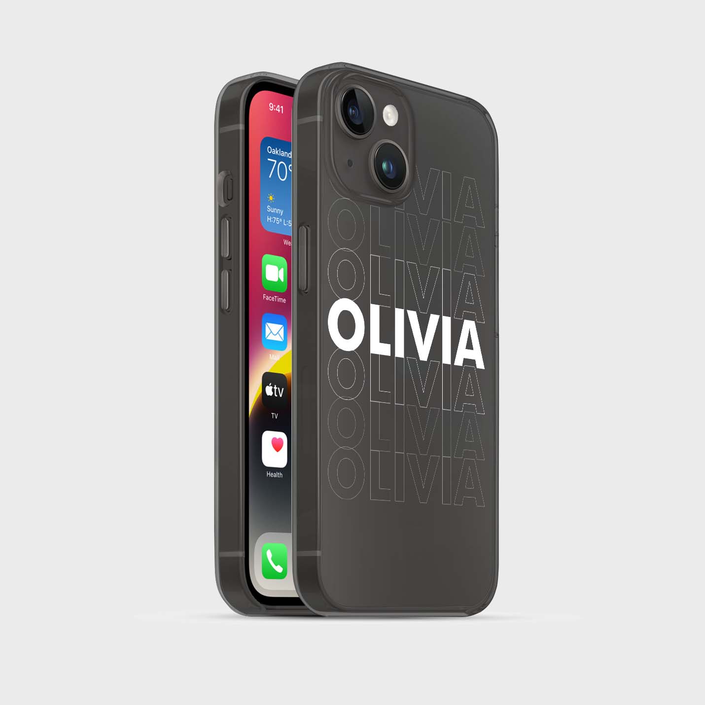 Personalisierte Handyhülle mit Name 3D - 1instaphone