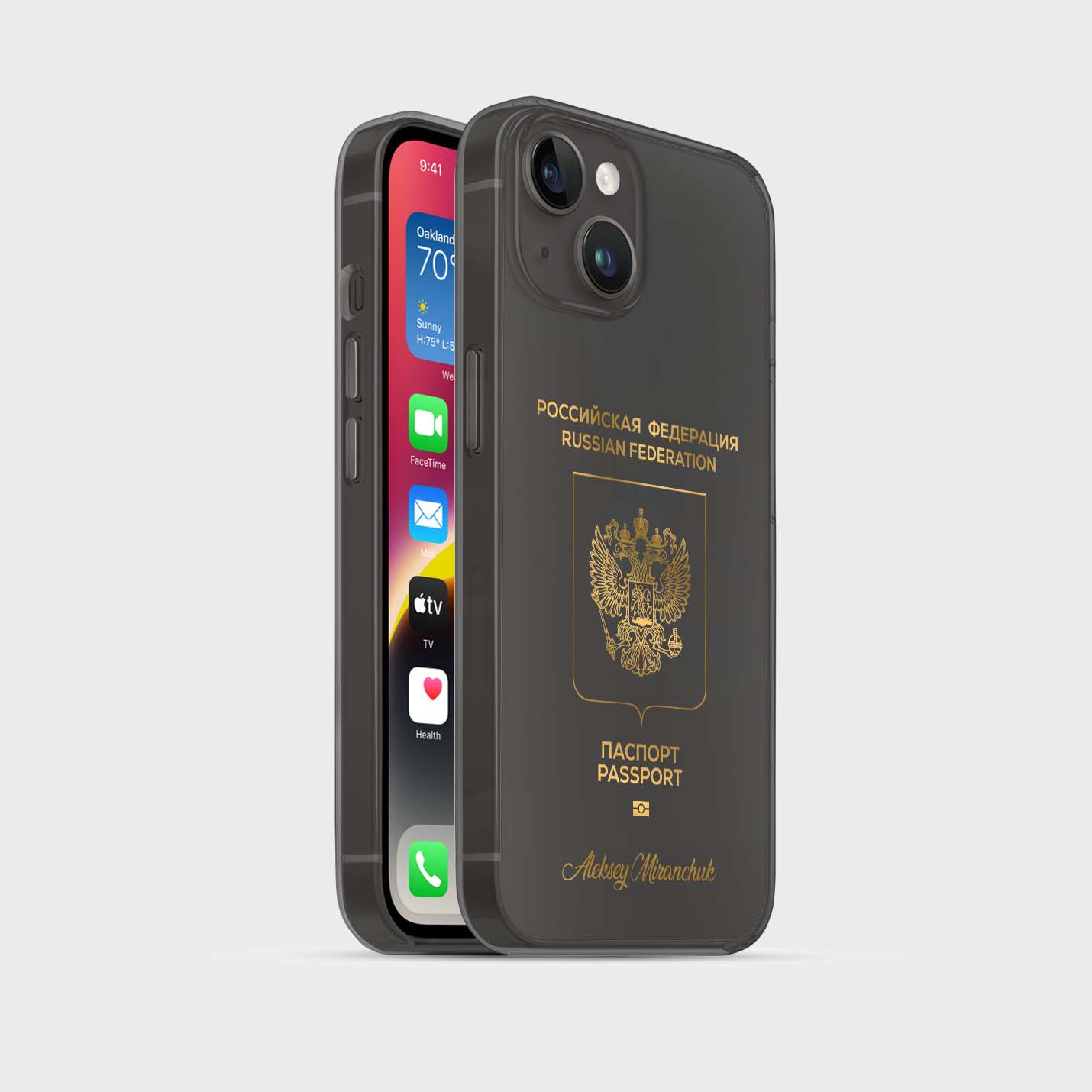 Handyhüllen mit Reisepass - Russland - 1instaphone