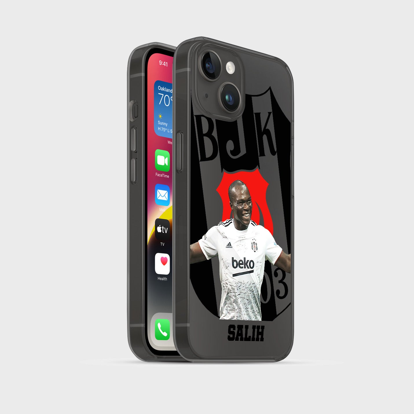 Vincent Aboubakar Beşiktaş Handyhülle mit Name - 1instaphone