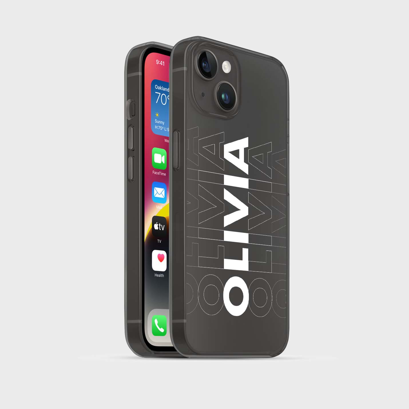 Personalisierte Handyhülle mit Name 3D - 1instaphone