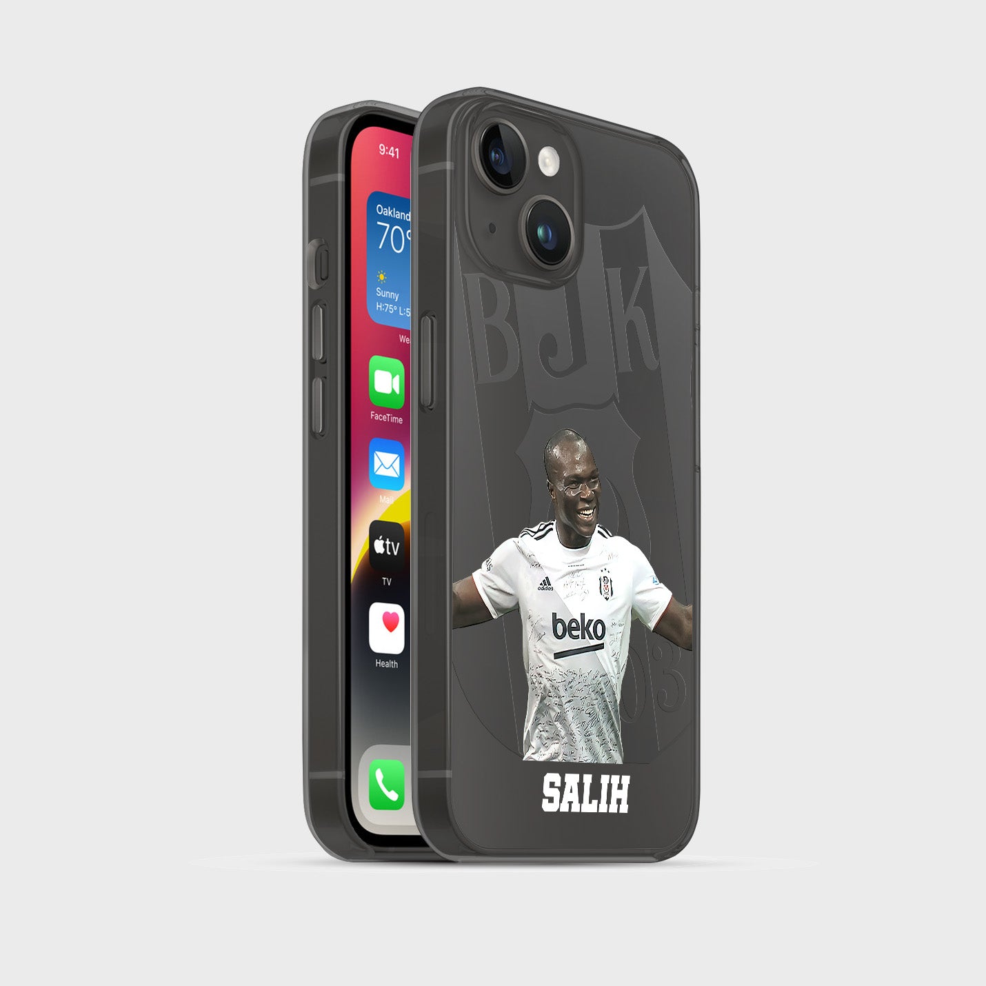 Vincent Aboubakar Beşiktaş Handyhülle mit Name - 1instaphone