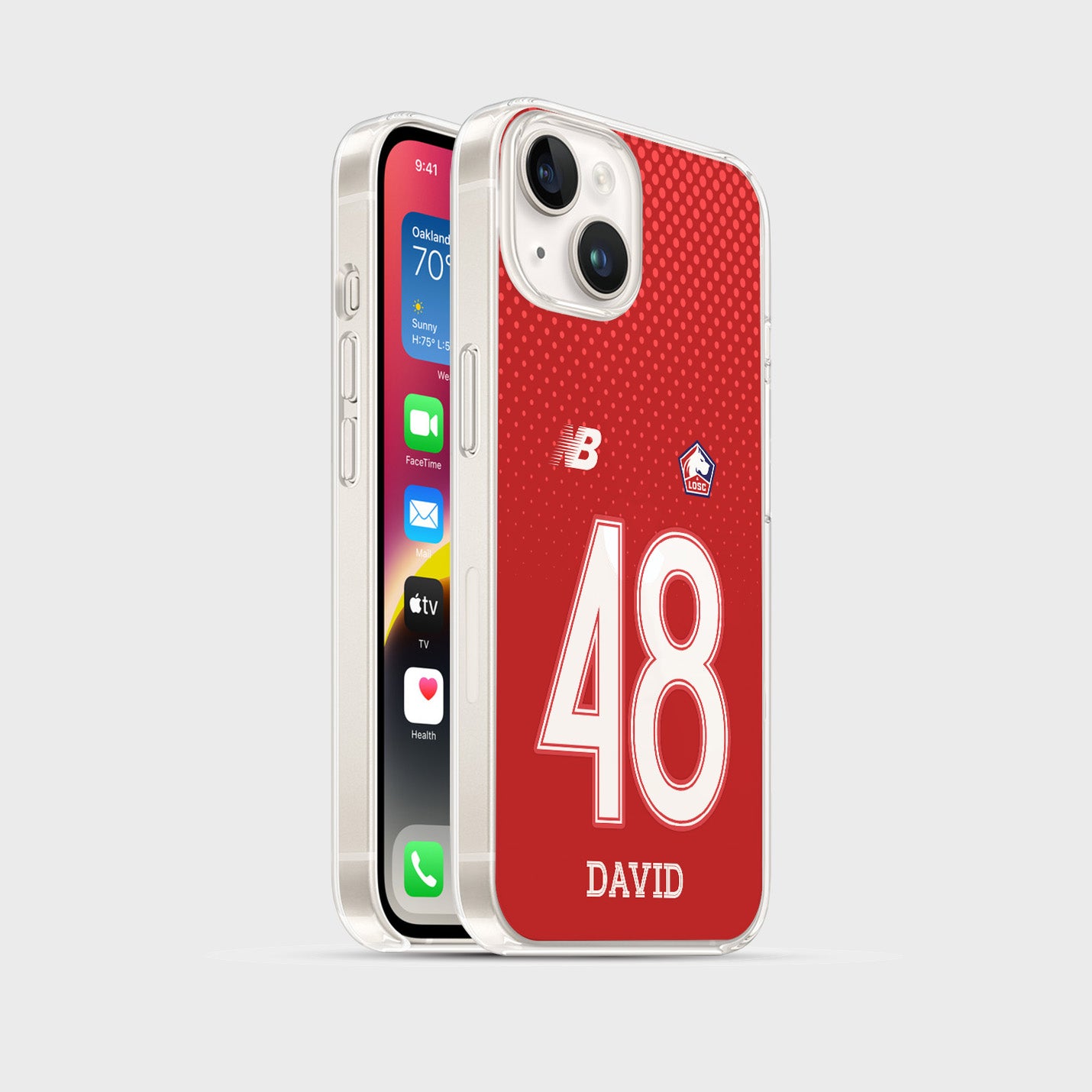 Personalisierte LOSC Lille Handyhülle - 1instaphone