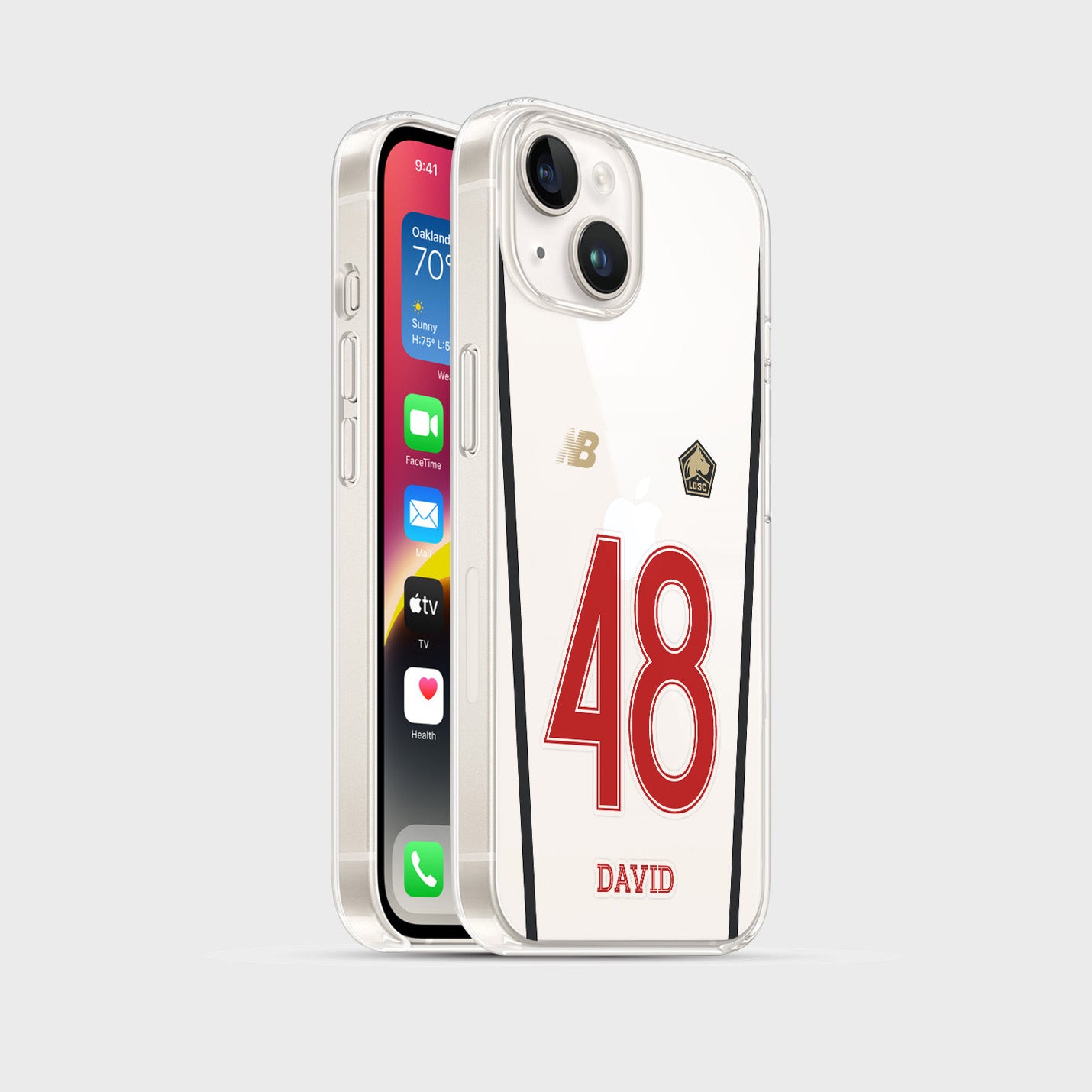 Personalisierte LOSC Lille Handyhülle - 1instaphone