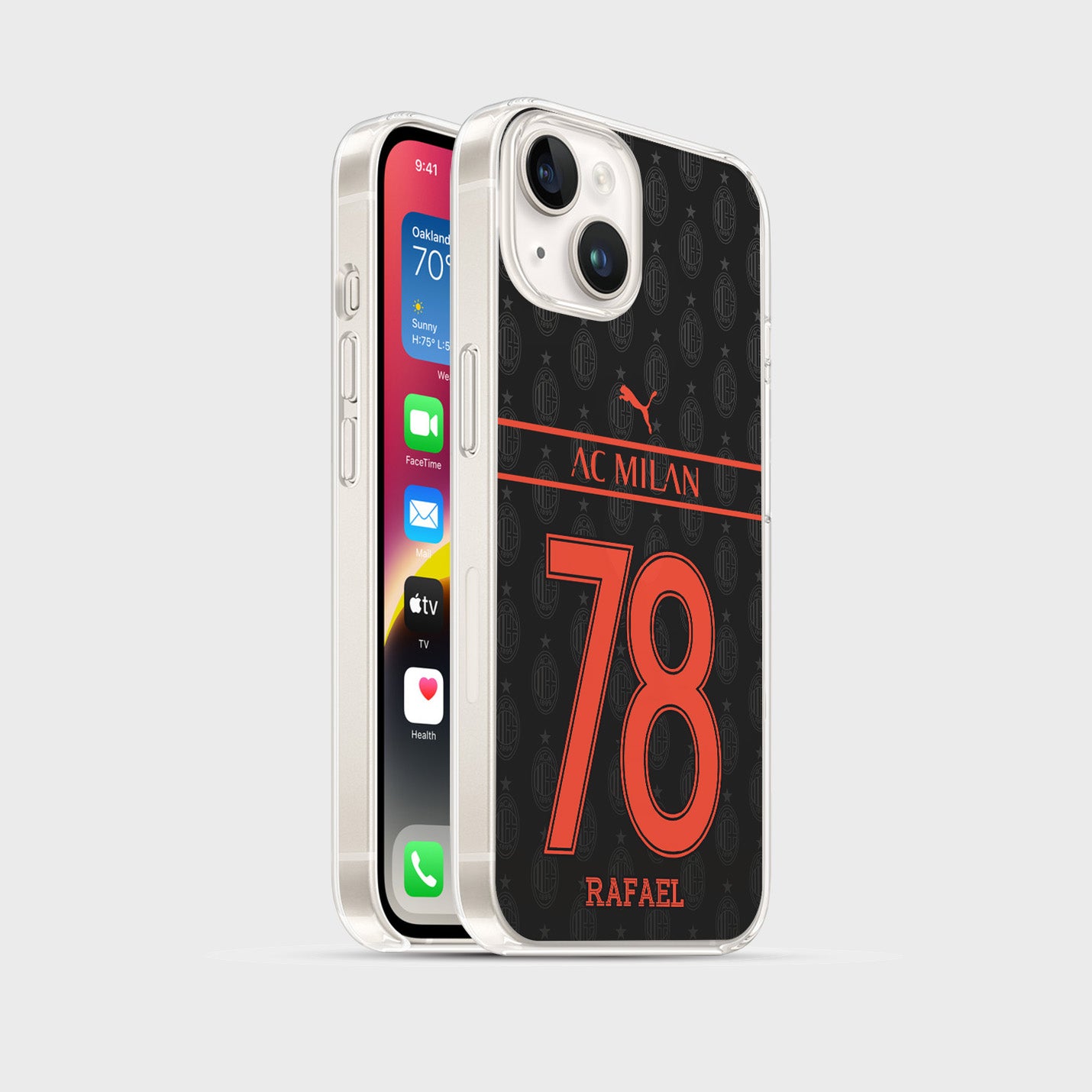Personalisierte AC Milan Handyhülle - 1instaphone