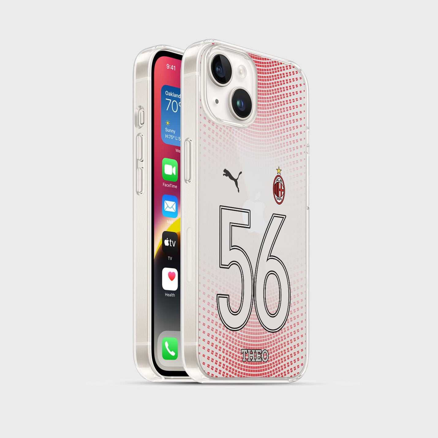 Personalisierte AC Milan Handyhülle - 1instaphone