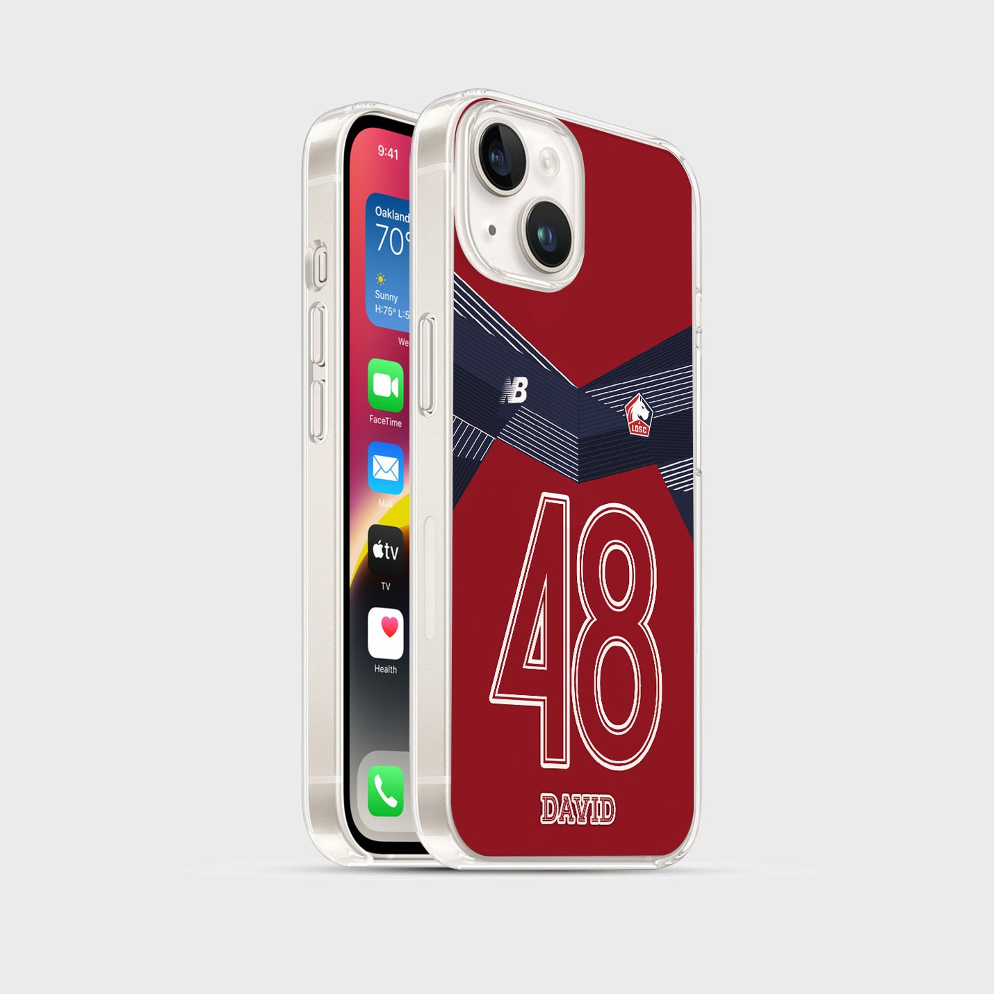 Personalisierte LOSC Lille Handyhülle - 1instaphone