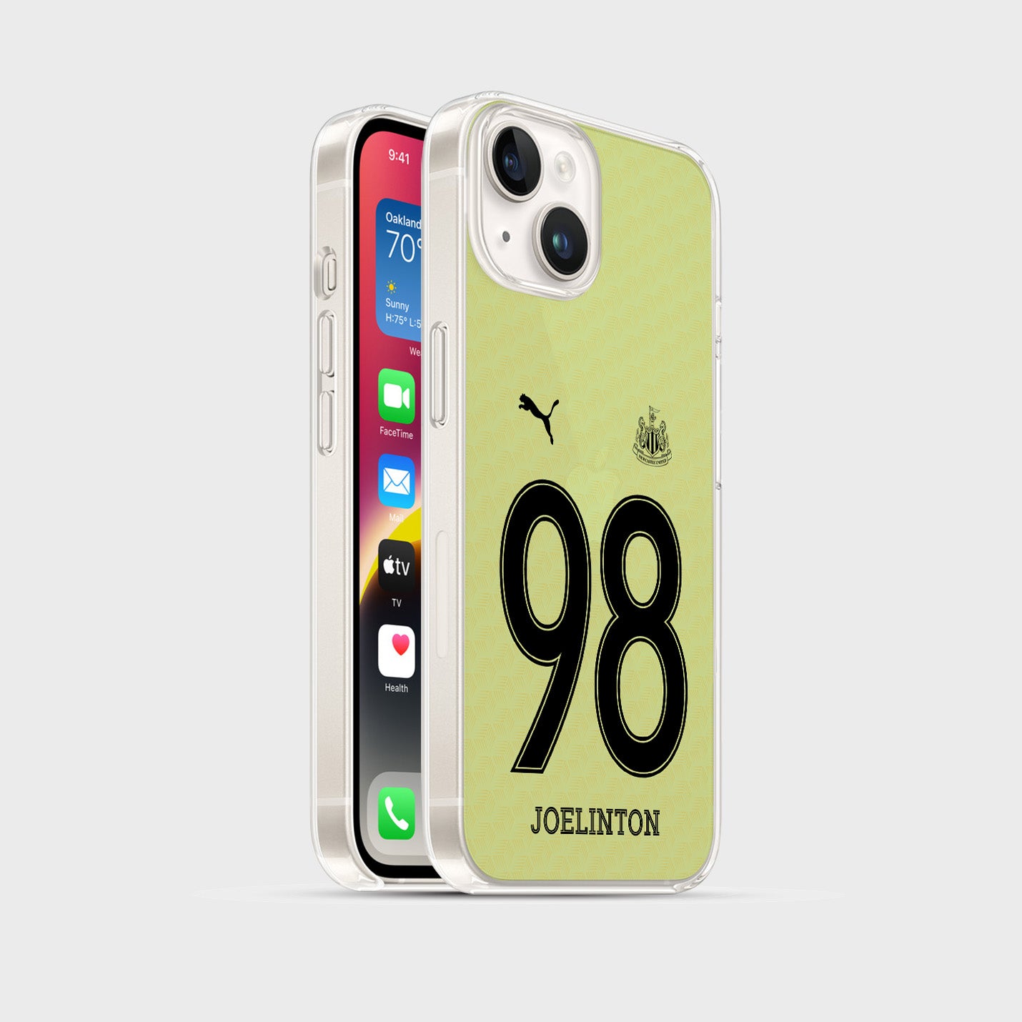 Personalisierte Newcastle United Handyhülle - 1instaphone
