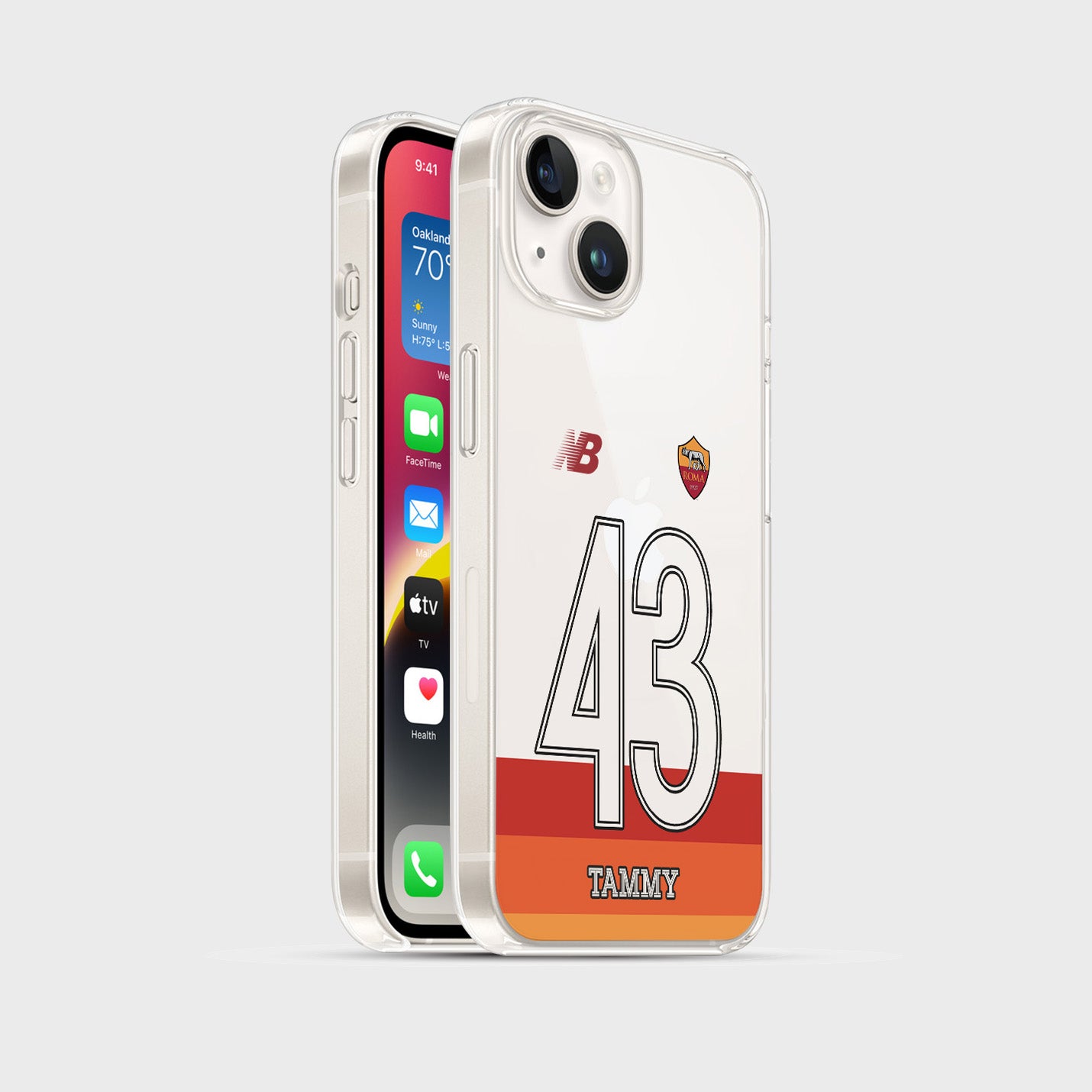 Personalisierte AS Roma Handyhülle - 1instaphone