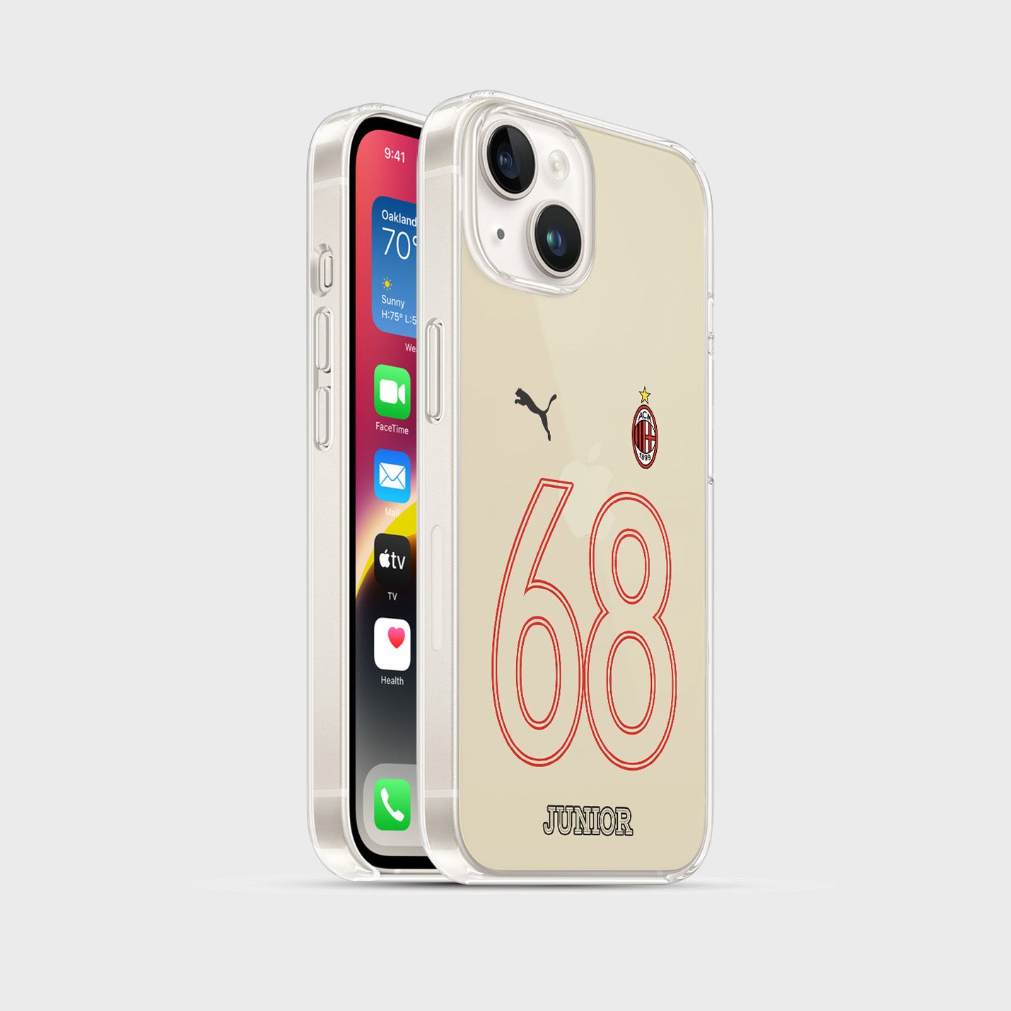 Personalisierte AC Milan Handyhülle - 1instaphone