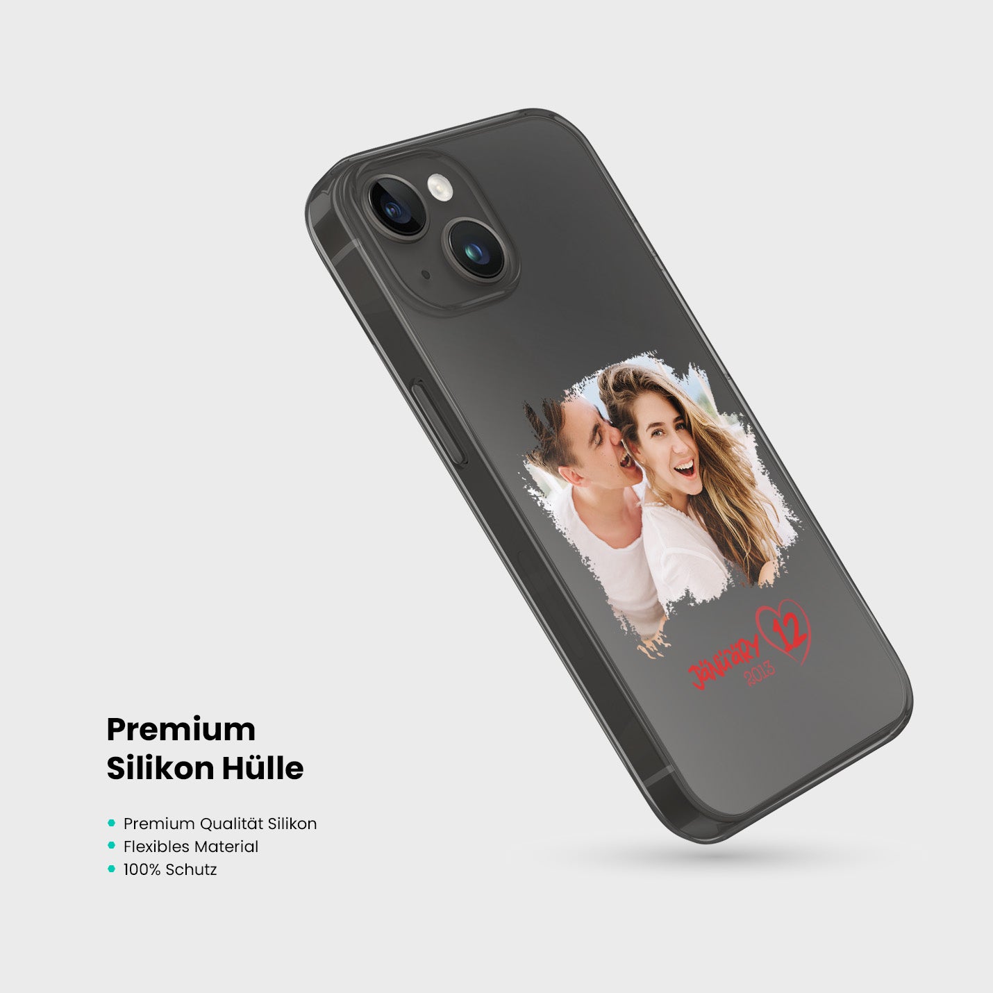 Handyhüllen mit Wunschfoto und Datum - 1instaphone
