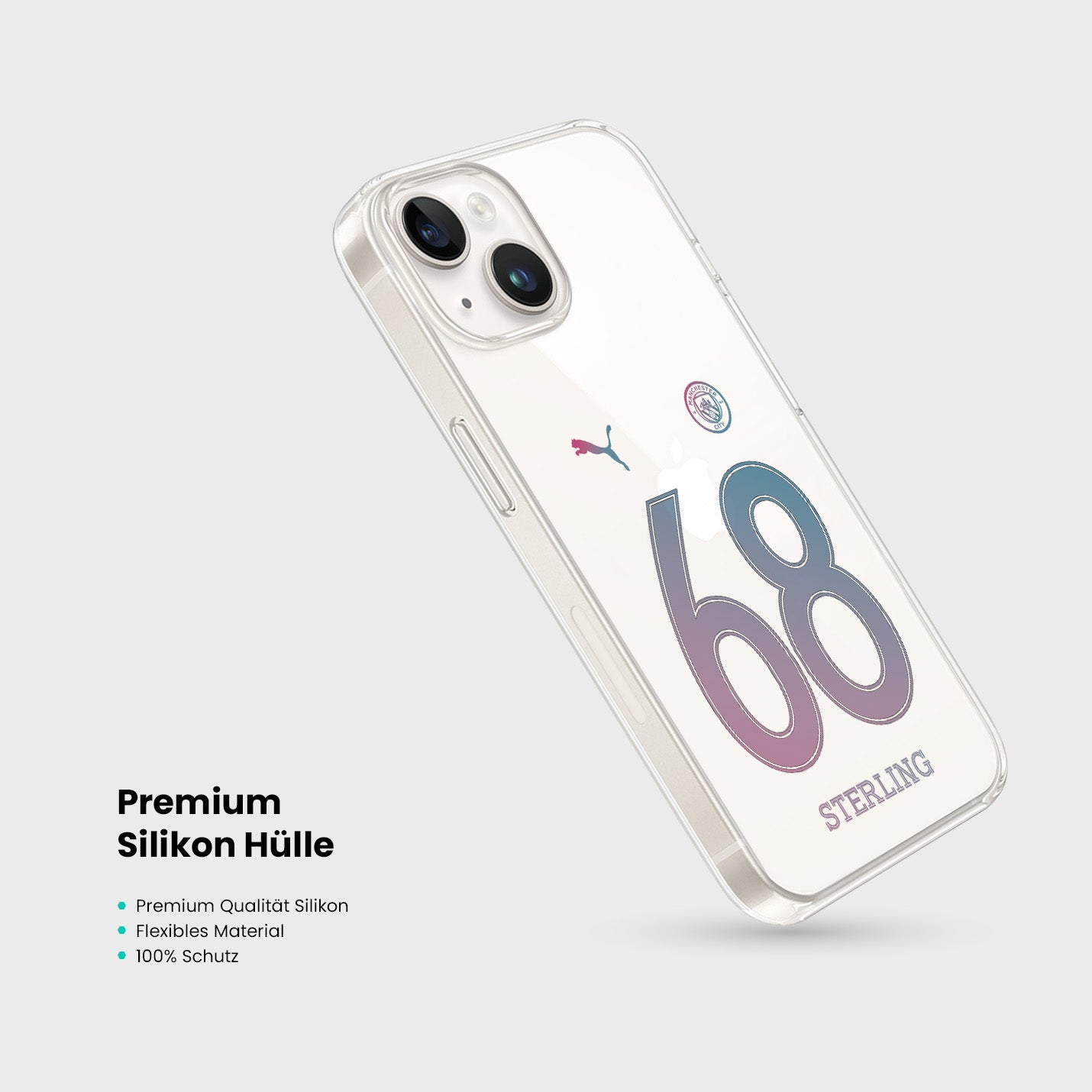 Personalisierte Manchester City Handyhülle - 1instaphone