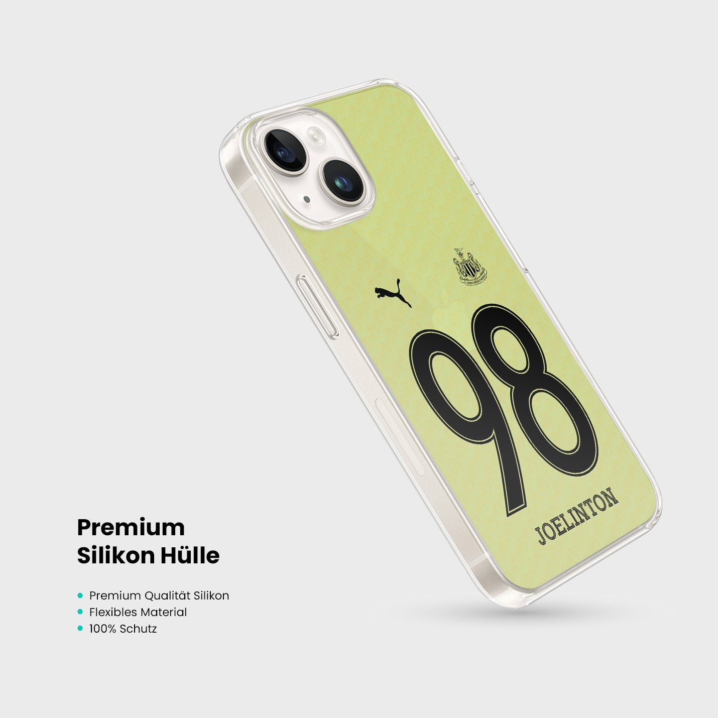 Personalisierte Newcastle United Handyhülle - 1instaphone