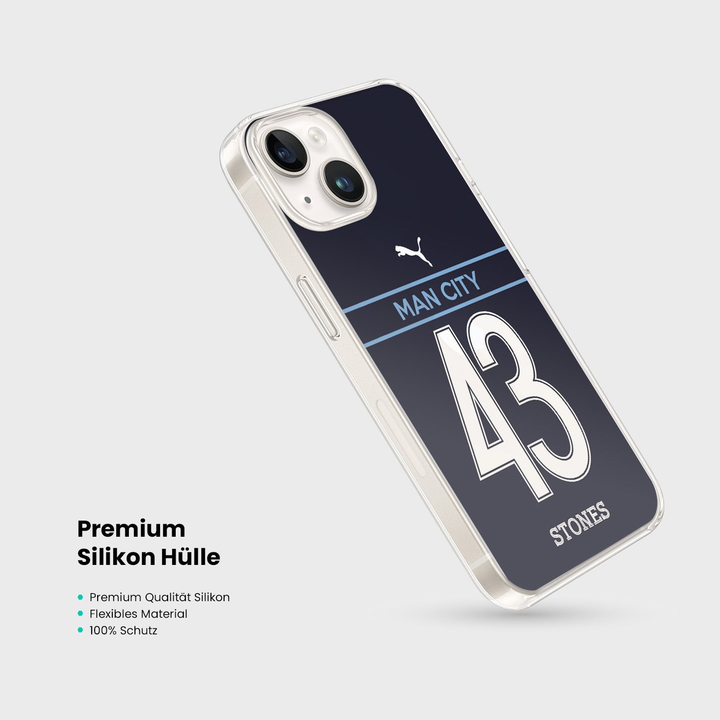 Personalisierte Manchester City Handyhülle - 1instaphone