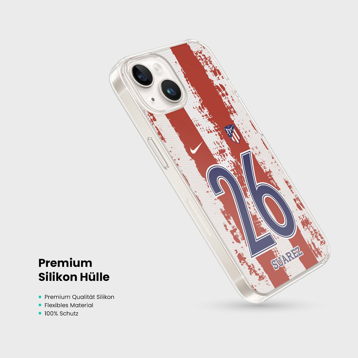 Personalisierte Atlético Madrid Handyhülle - 1instaphone