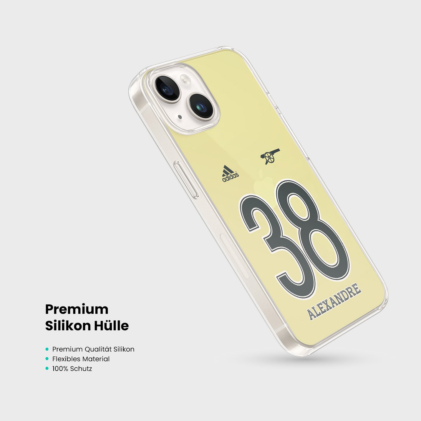 Personalisierte Arsenal Handyhülle - 1instaphone