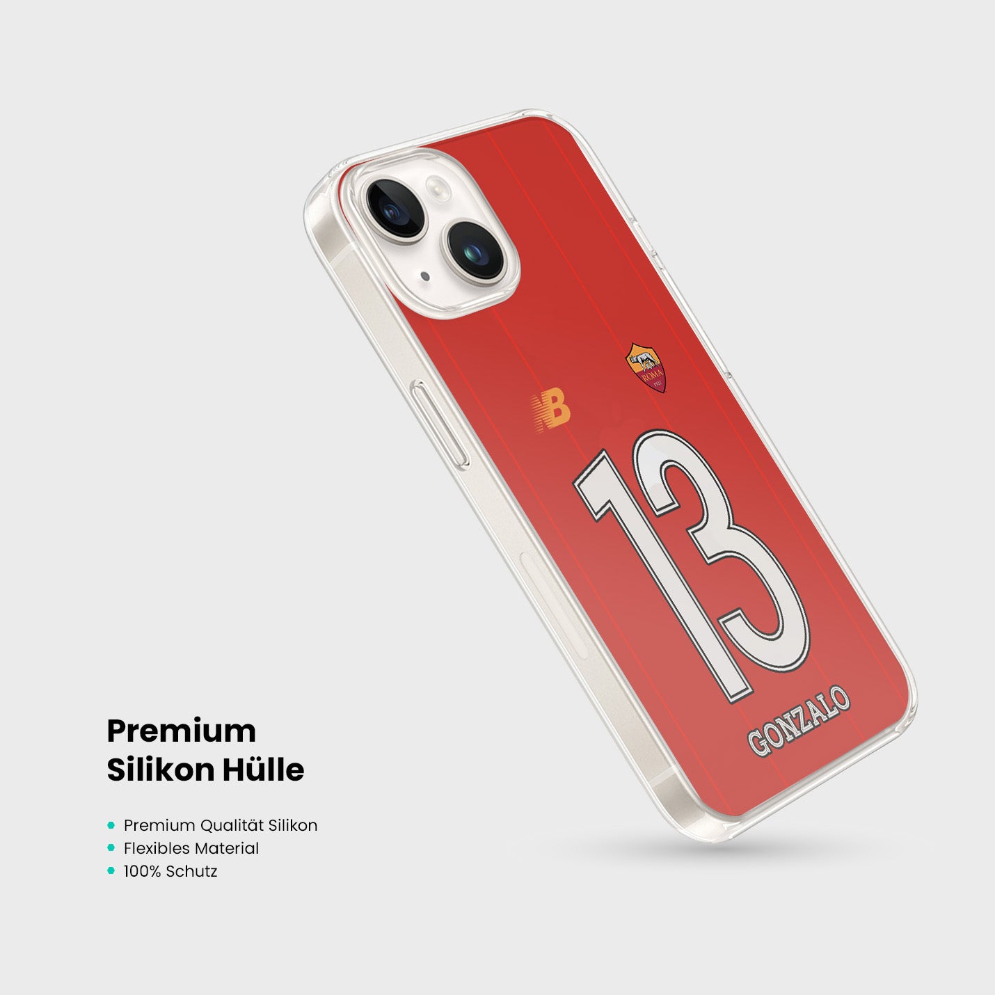 Personalisierte AS Roma Handyhülle - 1instaphone