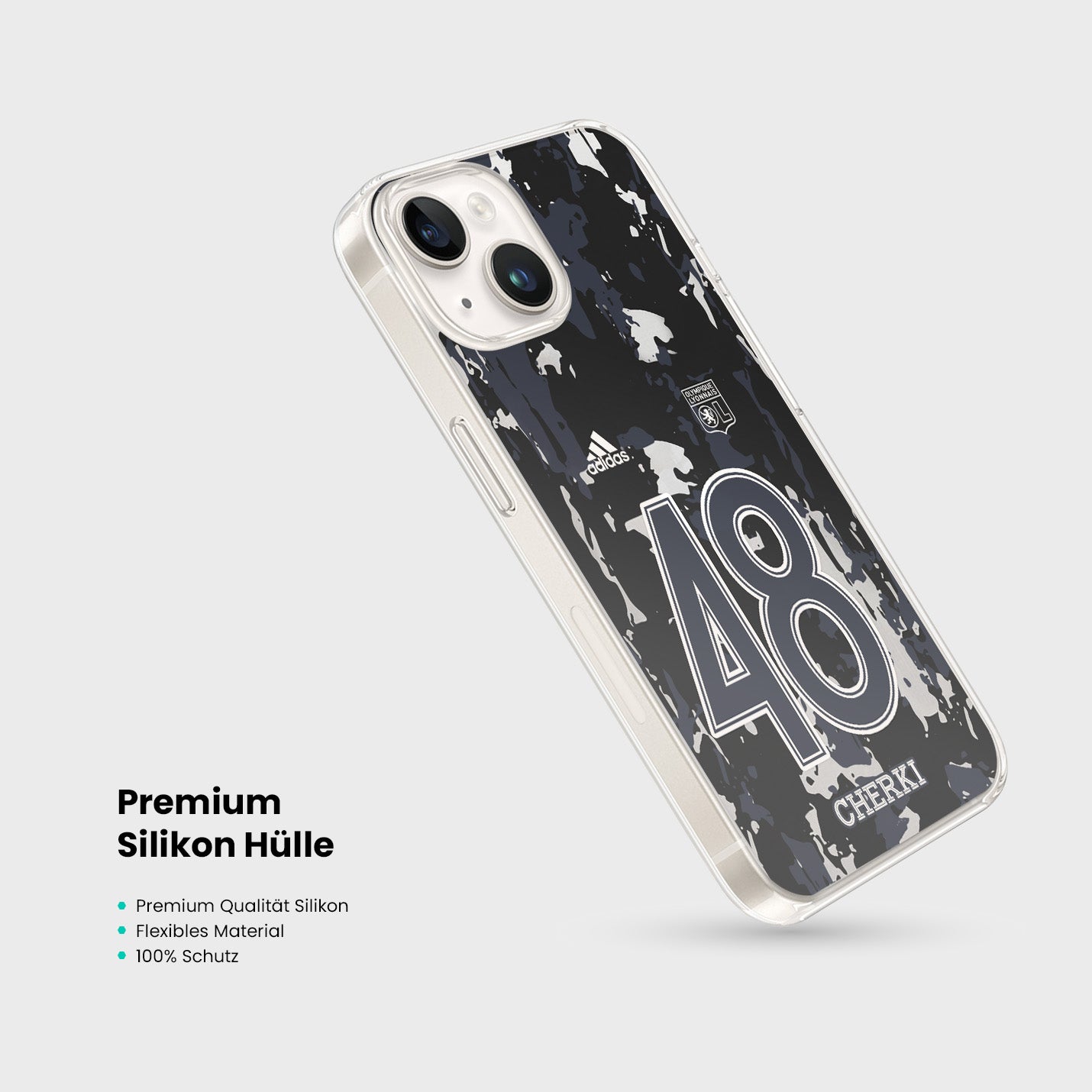 Personalisierte Olympique Lyon Handyhülle - 1instaphone