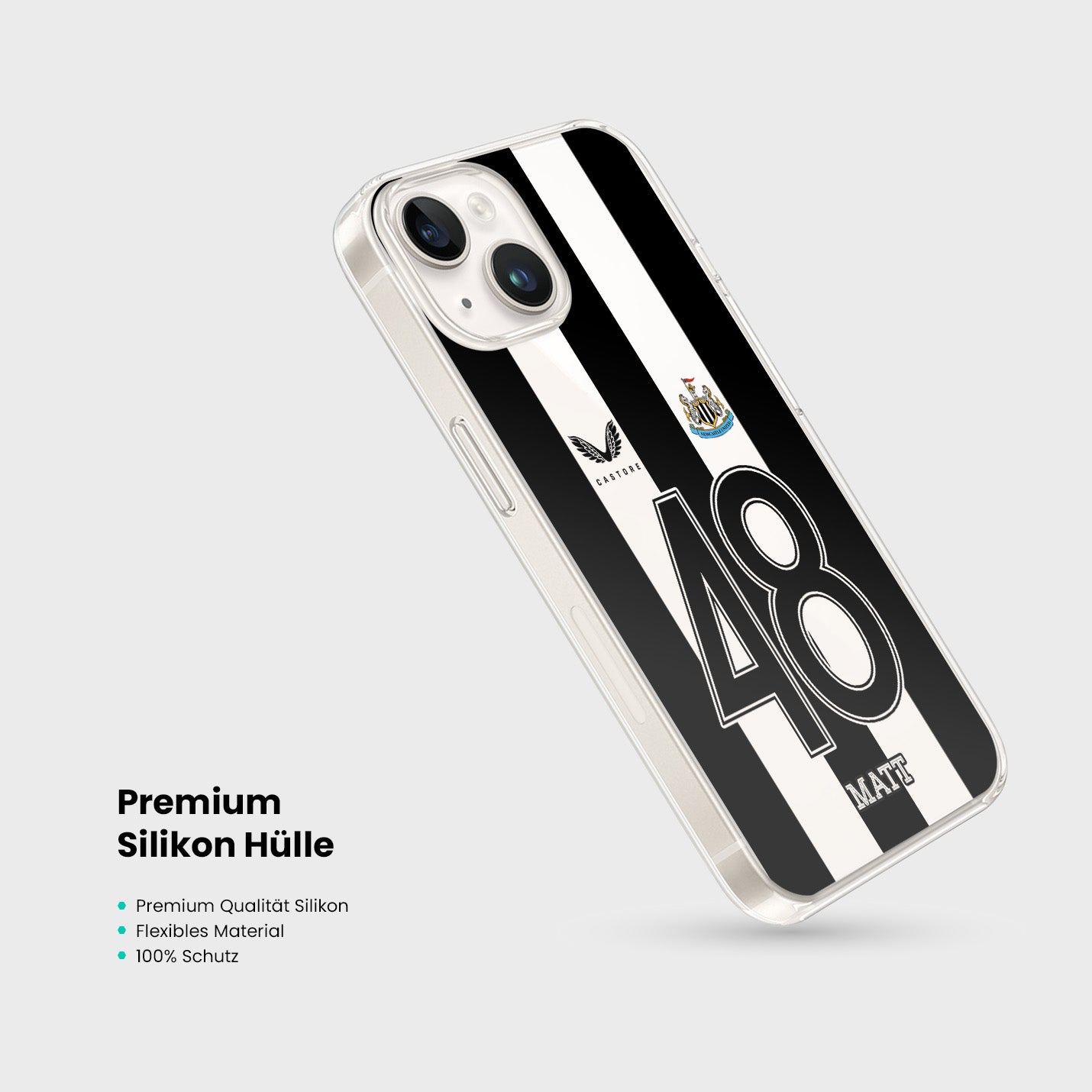 Personalisierte Newcastle United Handyhülle - 1instaphone