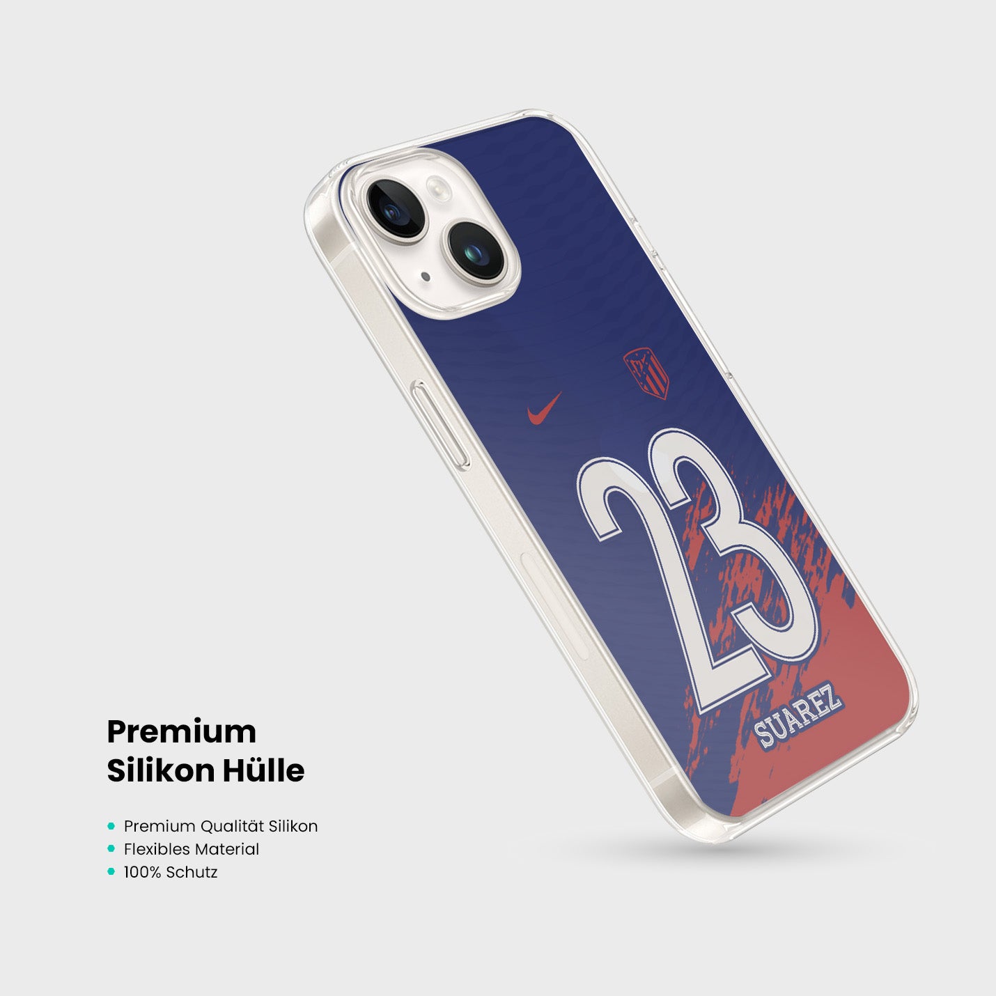 Personalisierte Atlético Madrid Handyhülle - 1instaphone