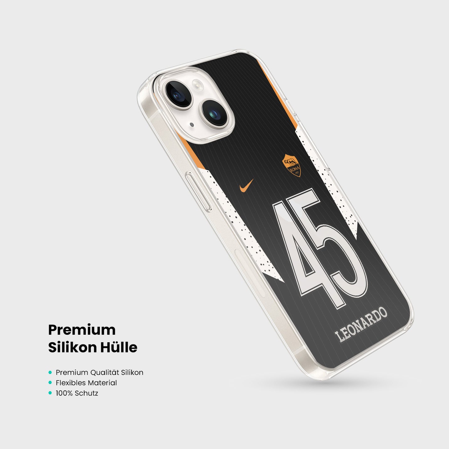 Personalisierte AS Roma Handyhülle - 1instaphone